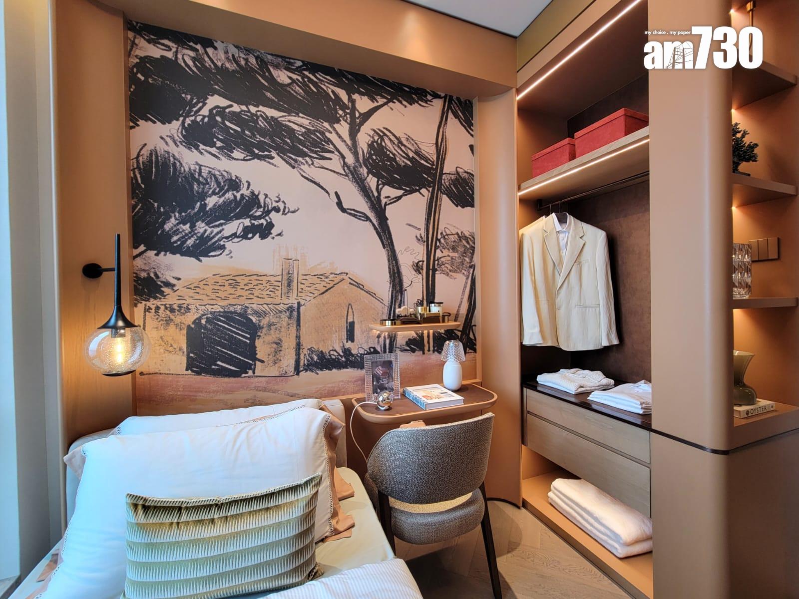 天瀧示範單位|Baccarat主題現樓千呎三房 水晶藝術珍品X維港景致|啟德新盤