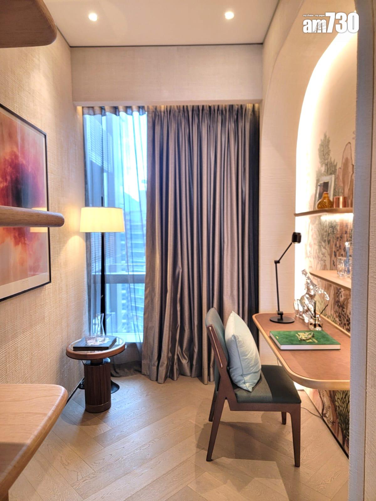 天瀧示範單位|Baccarat主題現樓千呎三房 水晶藝術珍品X維港景致|啟德新盤