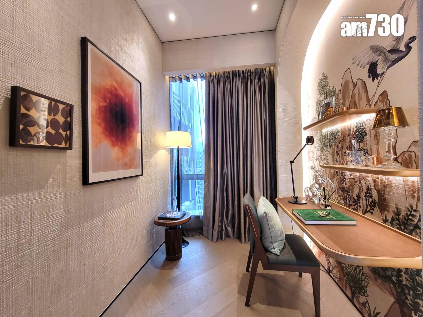 天瀧示範單位|Baccarat主題現樓千呎三房 水晶藝術珍品X維港景致|啟德新盤