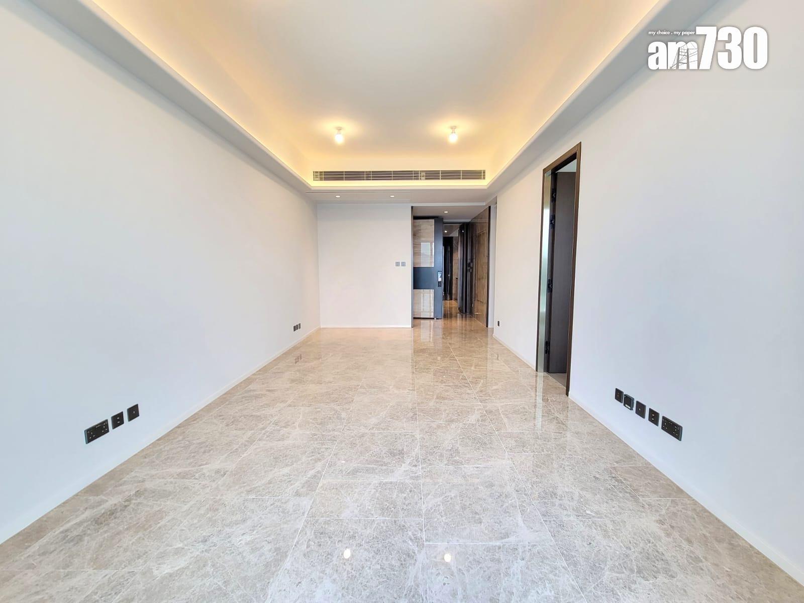 天瀧示範單位|現樓1173呎四房 擁3.3米闊流線型露台飽覽維港景(多圖有片)|啟德新盤