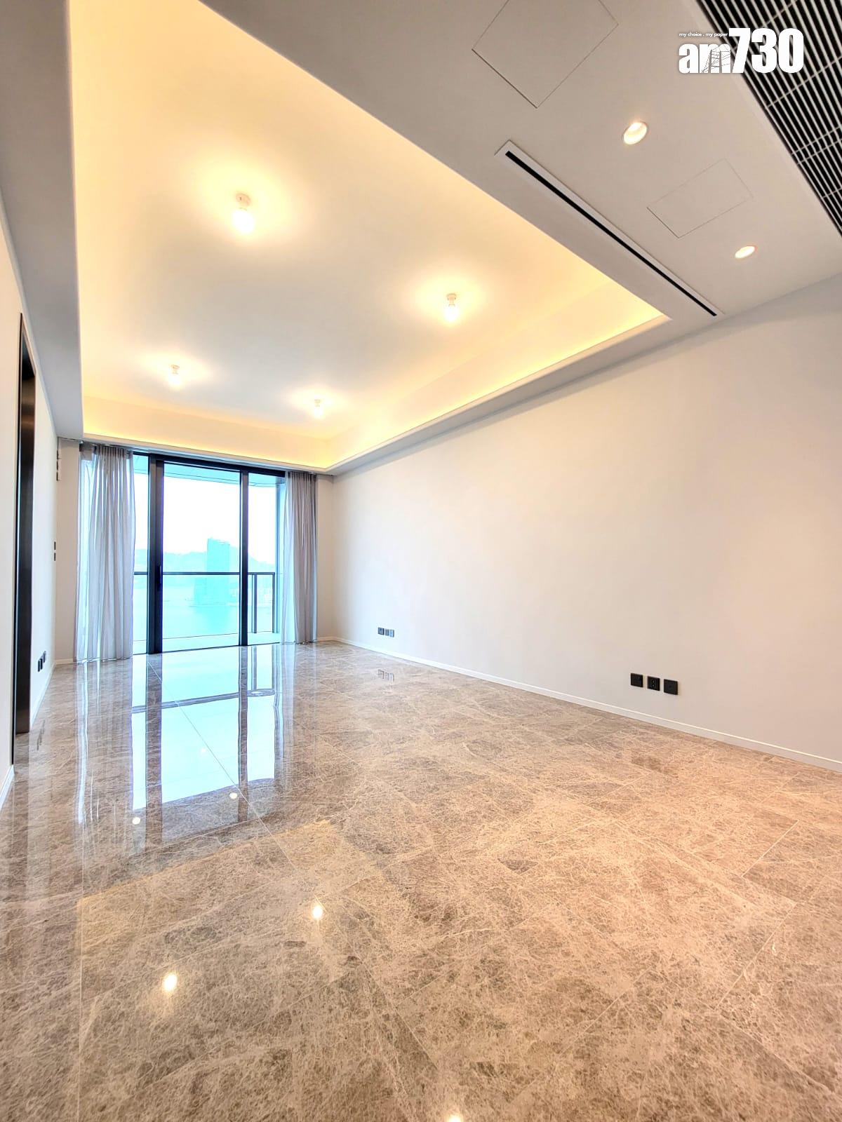 天瀧示範單位|現樓1173呎四房 擁3.3米闊流線型露台飽覽維港景(多圖有片)|啟德新盤