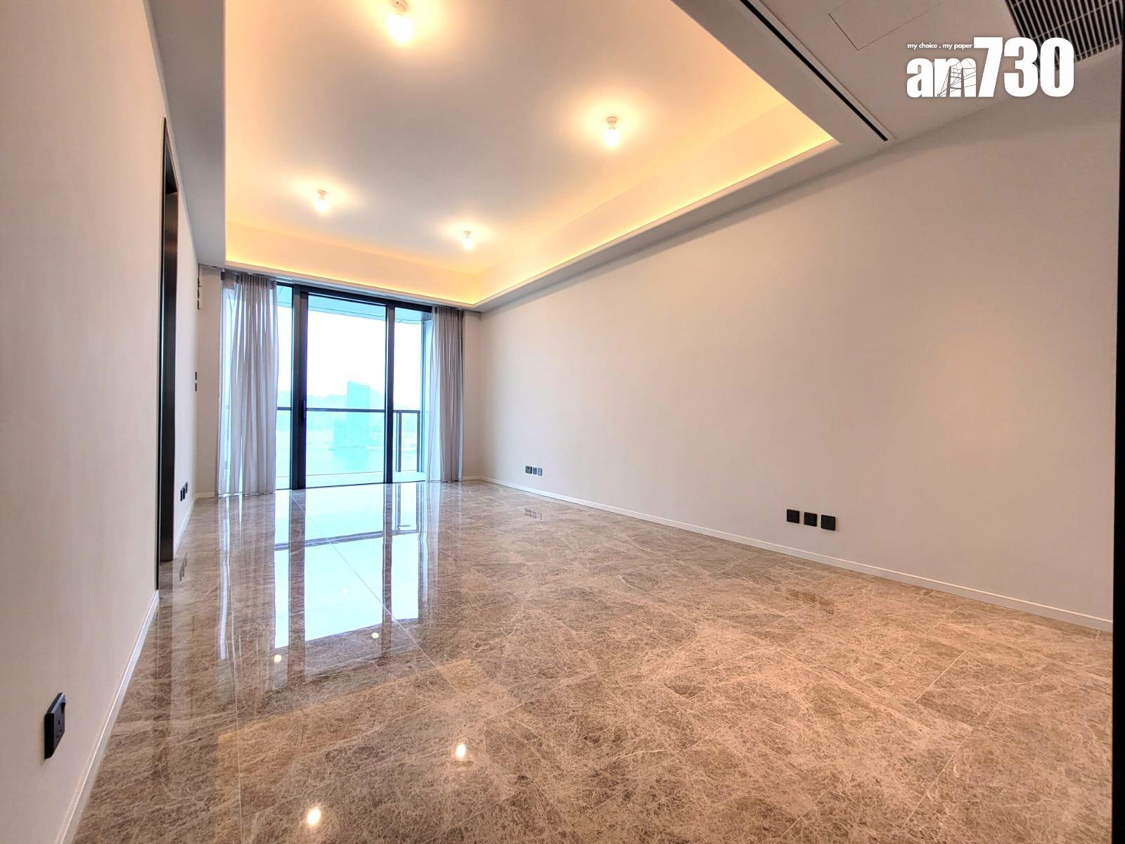 天瀧示範單位|現樓1173呎四房 擁3.3米闊流線型露台飽覽維港景(多圖有片)|啟德新盤