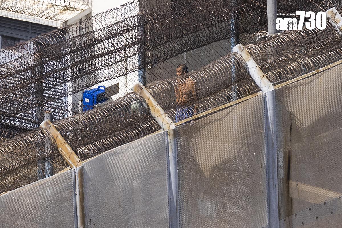 美聯社2023年發布一輯黎智英在監獄放風的照片。(資料圖片/美聯社)