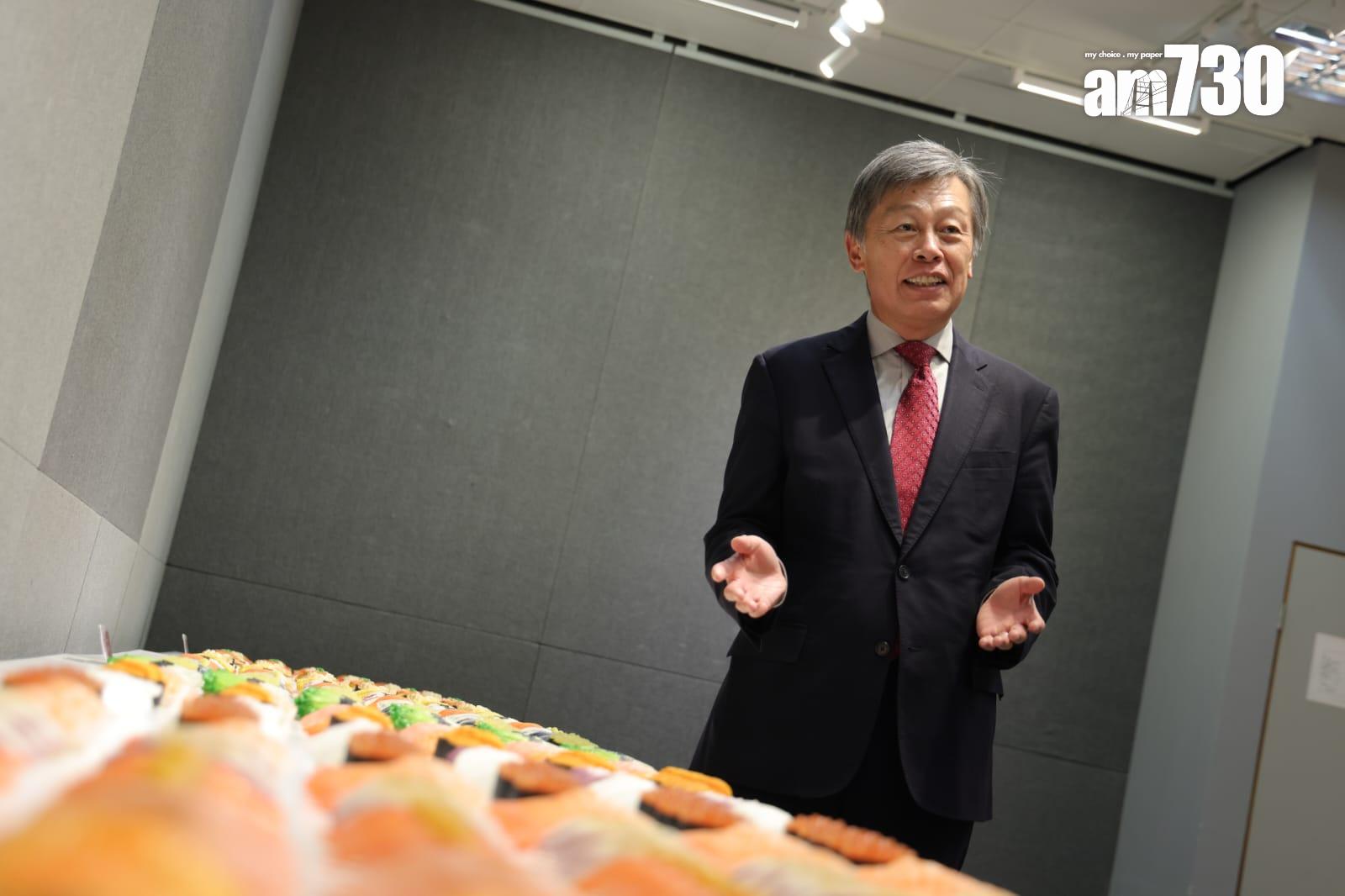 海外巡迴展《我愛壽司》在大會堂揭幕 展出50項壽司相關展品(吳康琦攝)