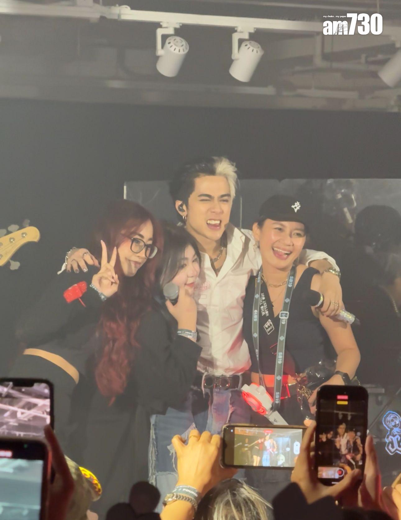 Josh Cullen來港開騷獲大批同鄉鼎力支持,場面相當熱鬧。 (娛樂組攝)