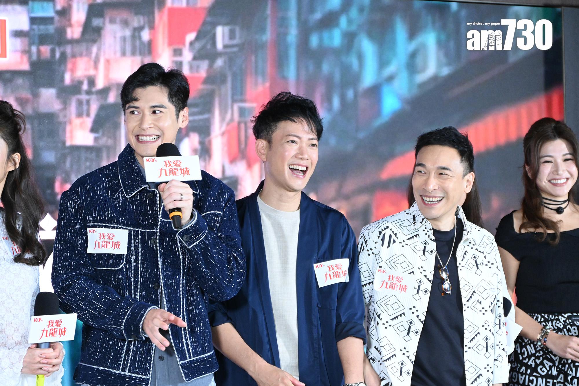 陳家樂與敖嘉年、泰臣演三兄弟。(娛樂組攝)