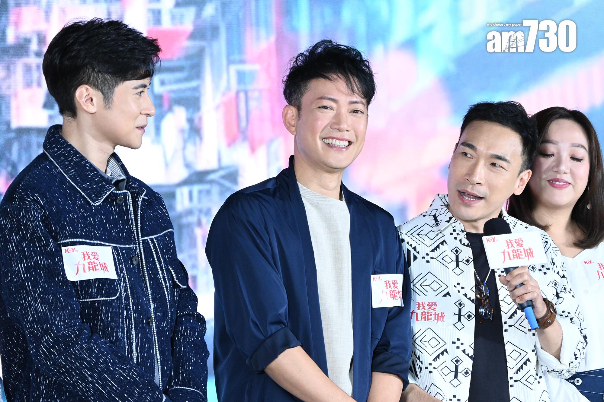 陳家樂與敖嘉年、泰臣演三兄弟。(娛樂組攝)