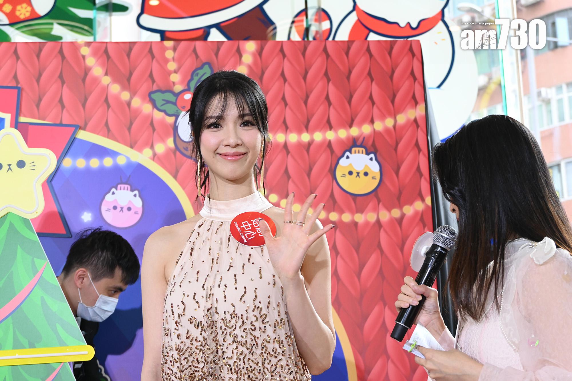 陳曉華表示聖誕節會留家看其主演的《異空感應》大結局。(娛樂組攝)