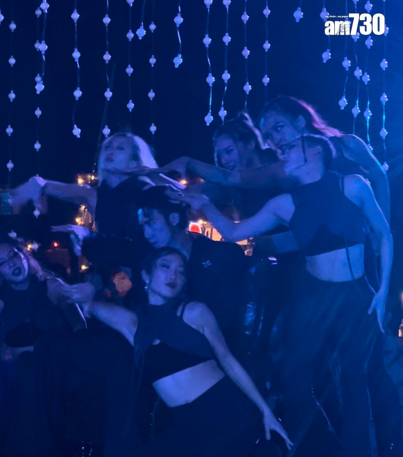 Stanley在西九音樂節演出dance version《Drunk In Love》,與女舞蹈員跳舞,舞姿性感。(娛樂組攝)