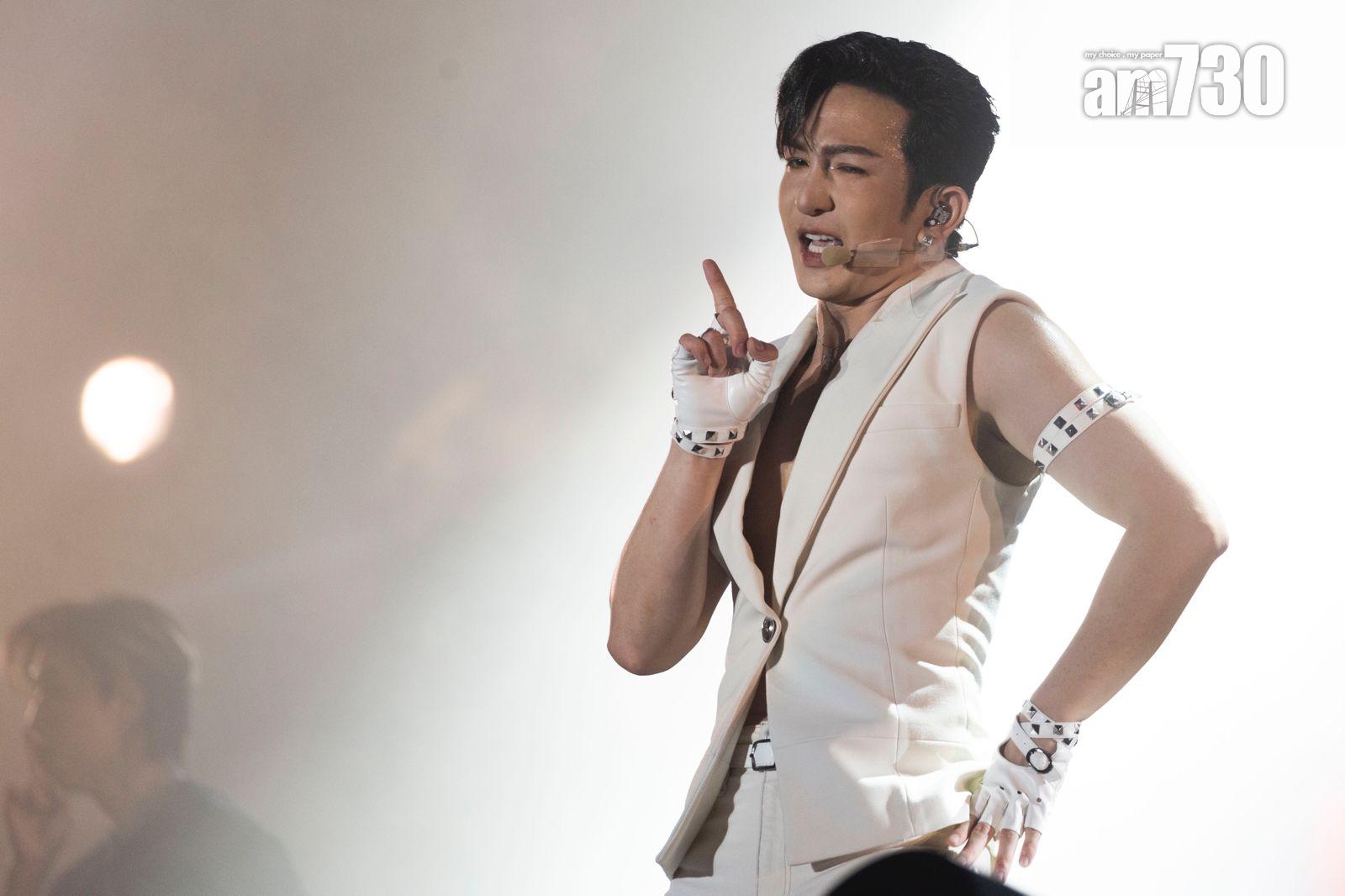 盧瀚霆Anson Lo於《西九音樂節:越流行》壓軸登場,唱足45分鐘。(蘇文傑攝)