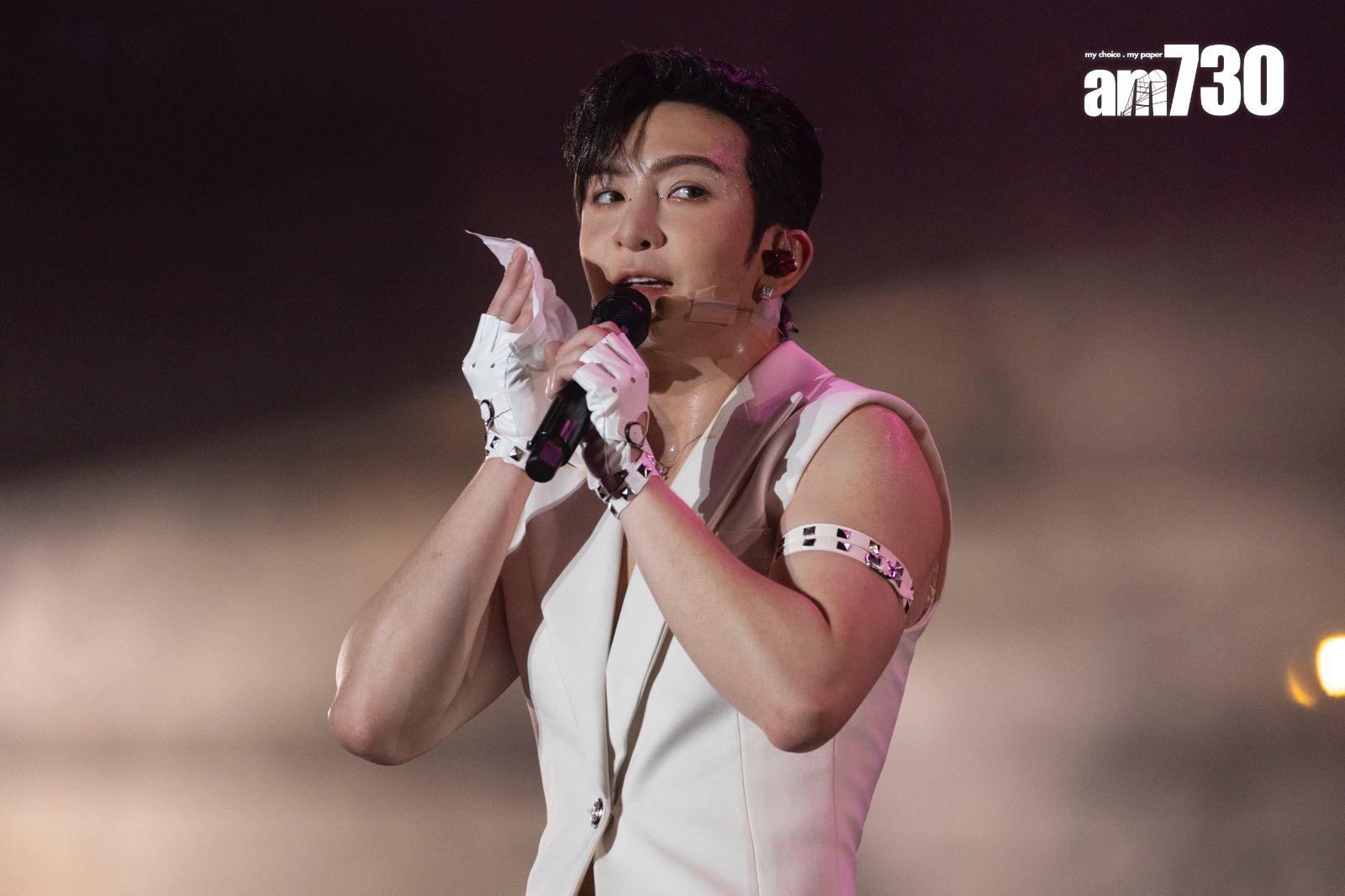 盧瀚霆Anson Lo於《西九音樂節:越流行》壓軸登場,唱足45分鐘。(蘇文傑攝)