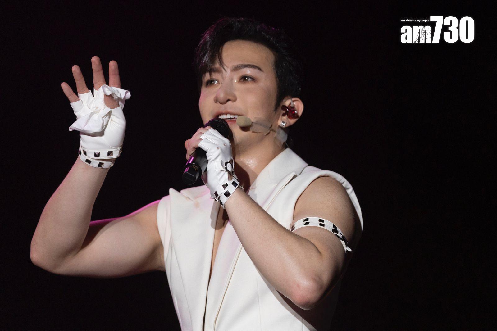 盧瀚霆Anson Lo於《西九音樂節:越流行》壓軸登場,唱足45分鐘。(蘇文傑攝)