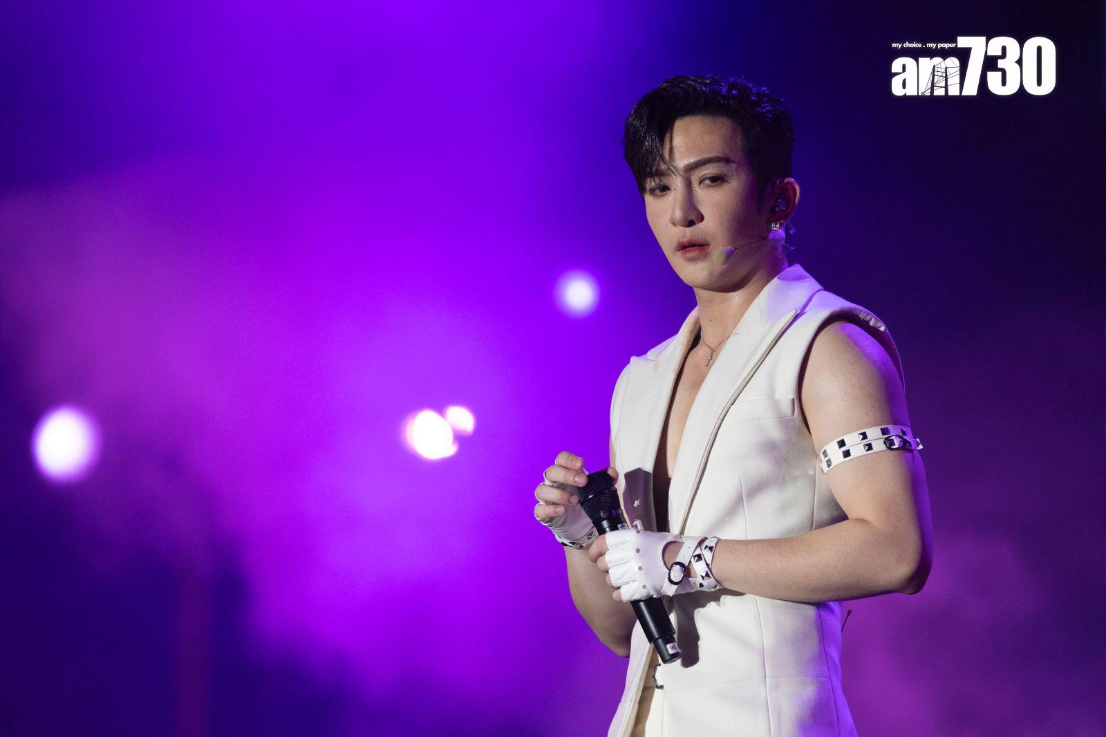 盧瀚霆Anson Lo於《西九音樂節:越流行》壓軸登場,唱足45分鐘。(蘇文傑攝)