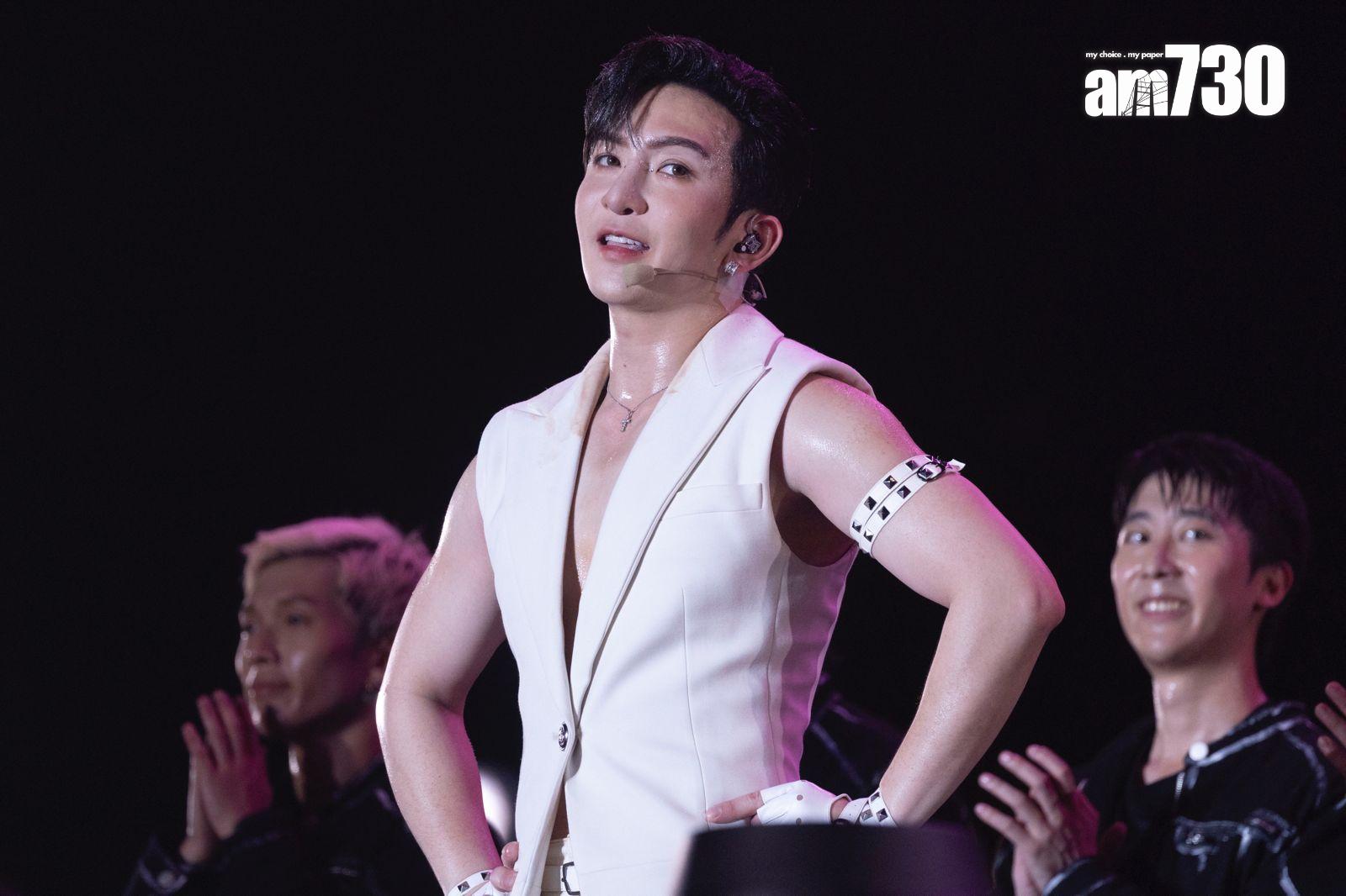 盧瀚霆Anson Lo於《西九音樂節:越流行》壓軸登場,唱足45分鐘。(蘇文傑攝)