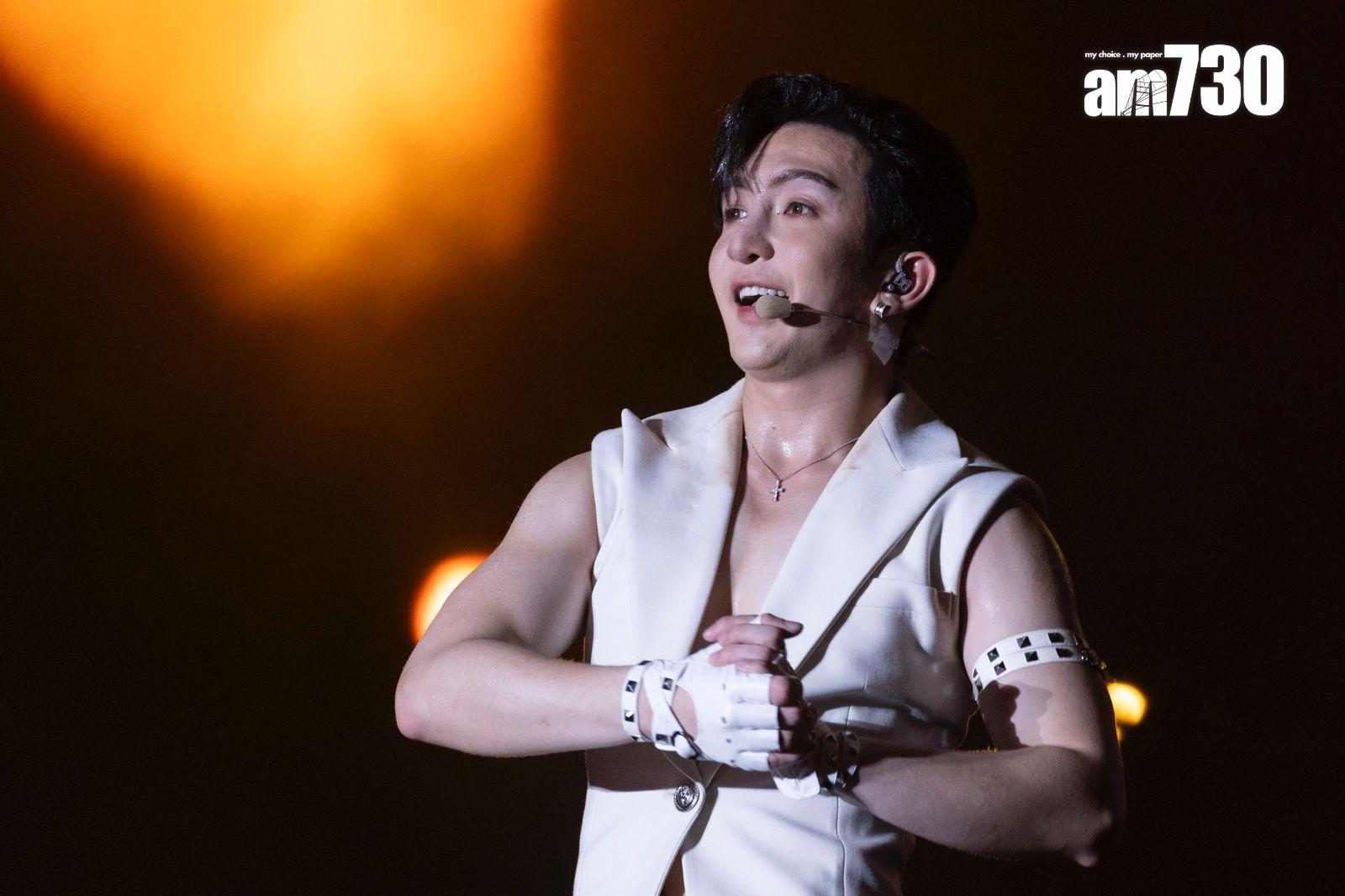 盧瀚霆Anson Lo於《西九音樂節:越流行》壓軸登場,唱足45分鐘。(蘇文傑攝)