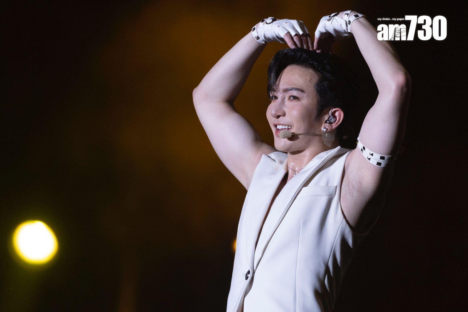 盧瀚霆Anson Lo於《西九音樂節:越流行》壓軸登場,唱足45分鐘。(蘇文傑攝)