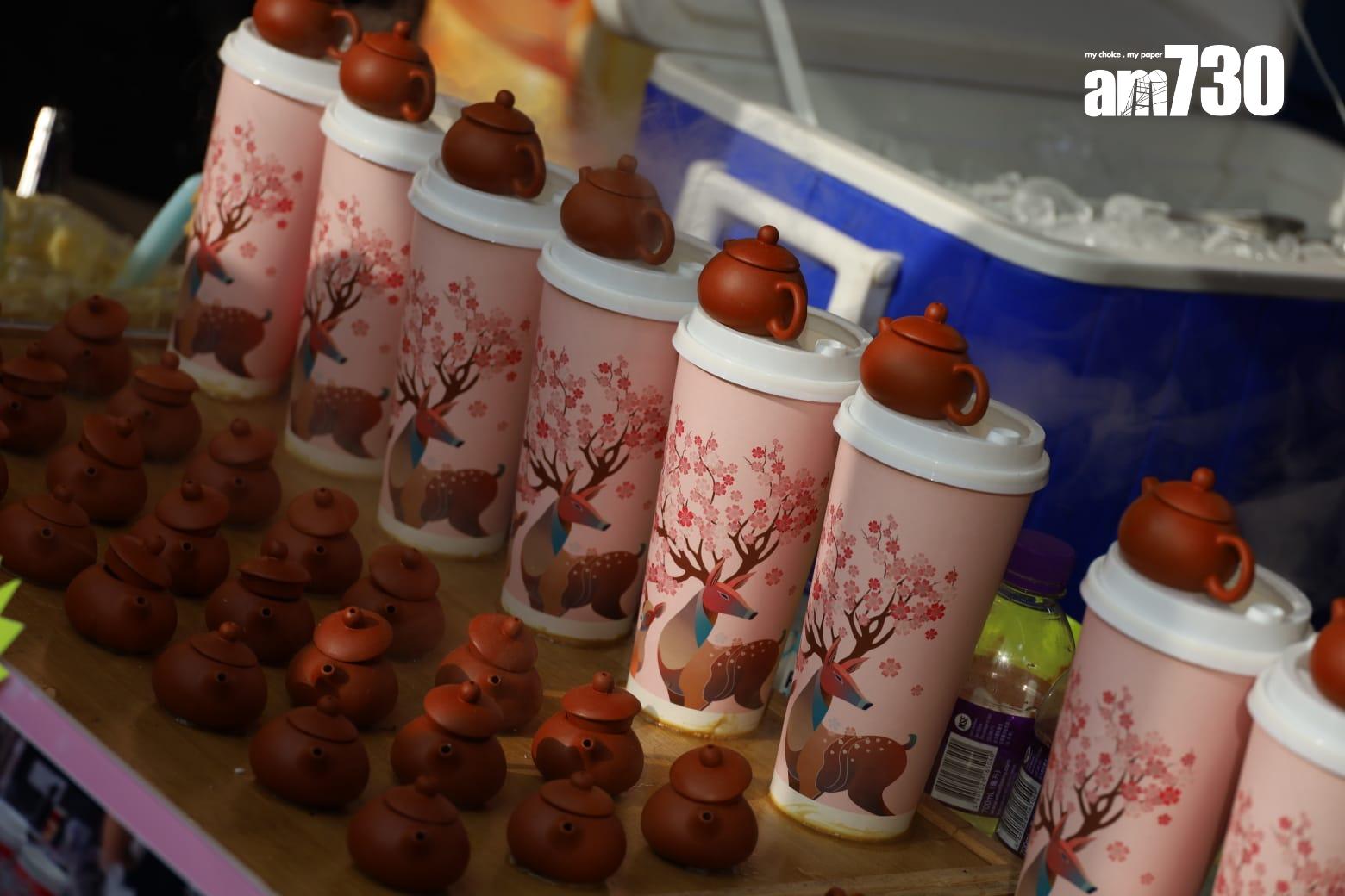 出售小食的Wendy Gourmet Co.就推出了一款奶茶特飲。(鍾式明攝)