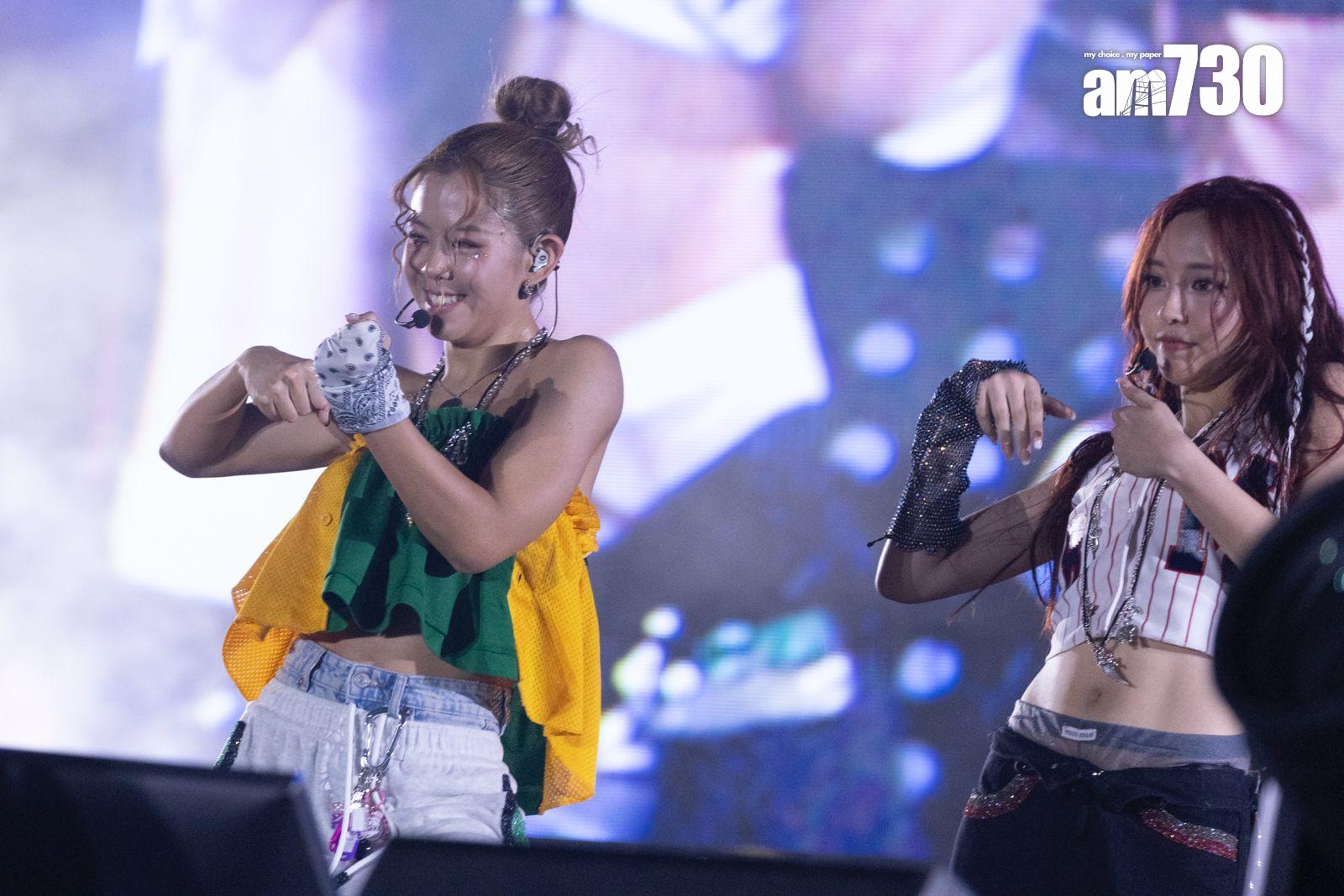 COLLAR為《西九音樂節:越流行》打頭陣演出,一次過跳唱全新EP的4首作品。(蘇文傑攝)