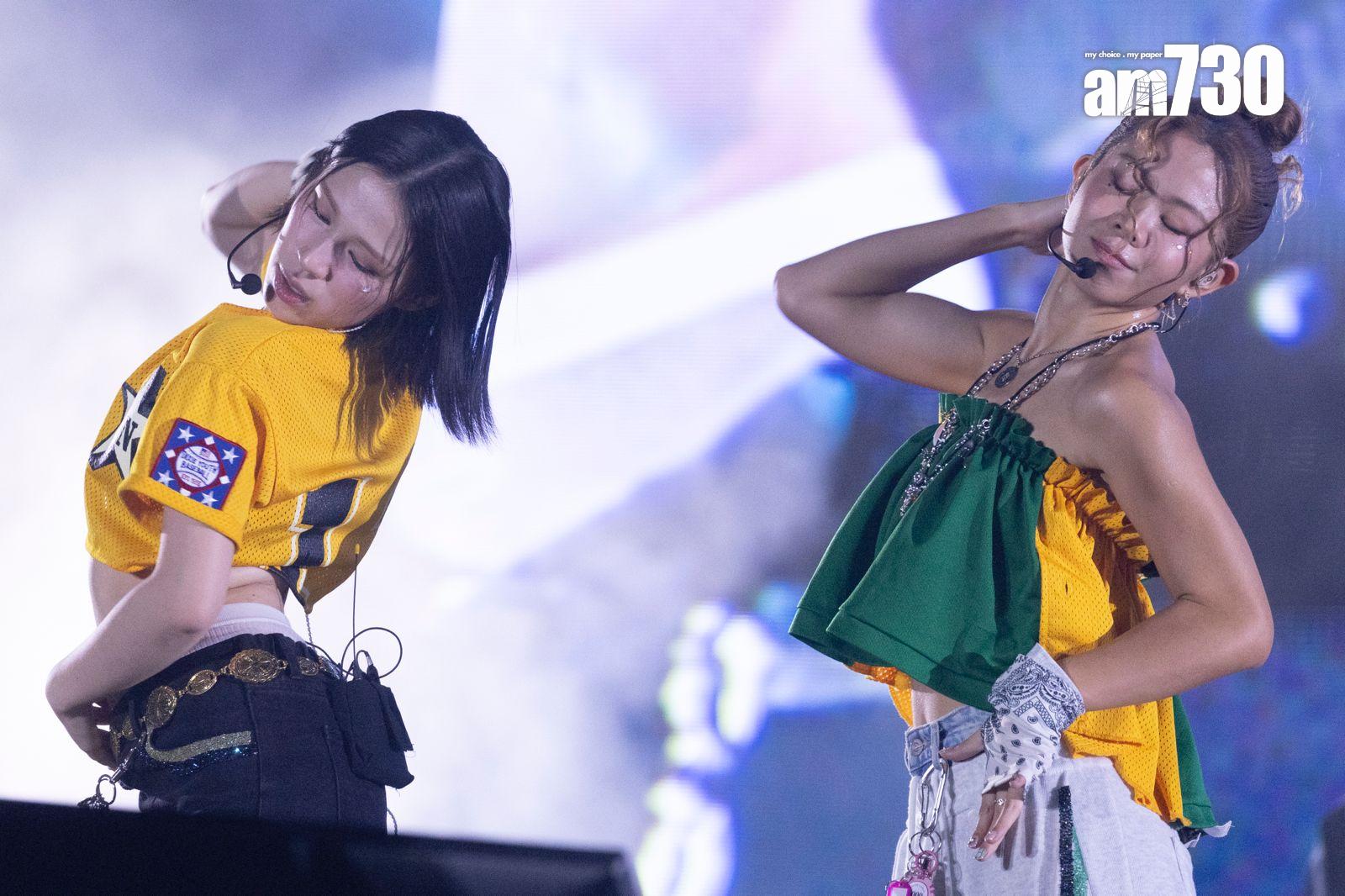 COLLAR為《西九音樂節:越流行》打頭陣演出,一次過跳唱全新EP的4首作品。(蘇文傑攝)