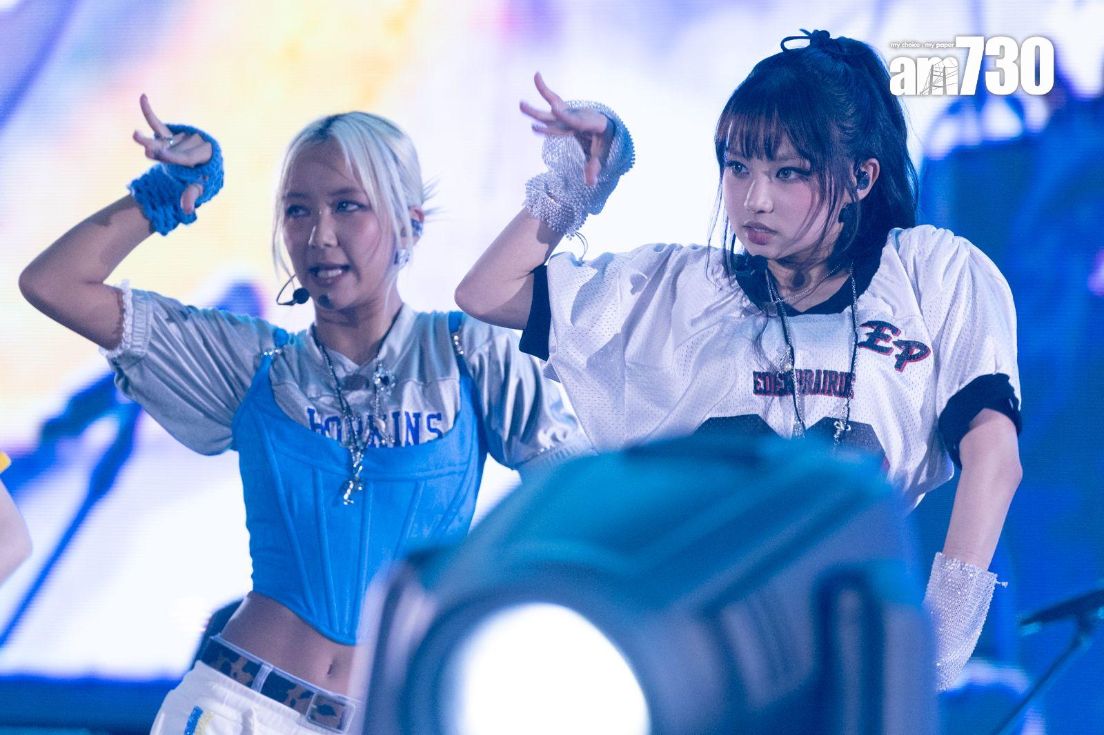 COLLAR為《西九音樂節:越流行》打頭陣演出,一次過跳唱全新EP的4首作品。(蘇文傑攝)