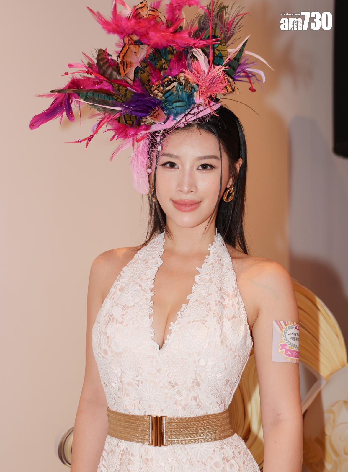 郭堸文Deep V出席「莎莎婦女銀袋日」。(吳康琦攝)