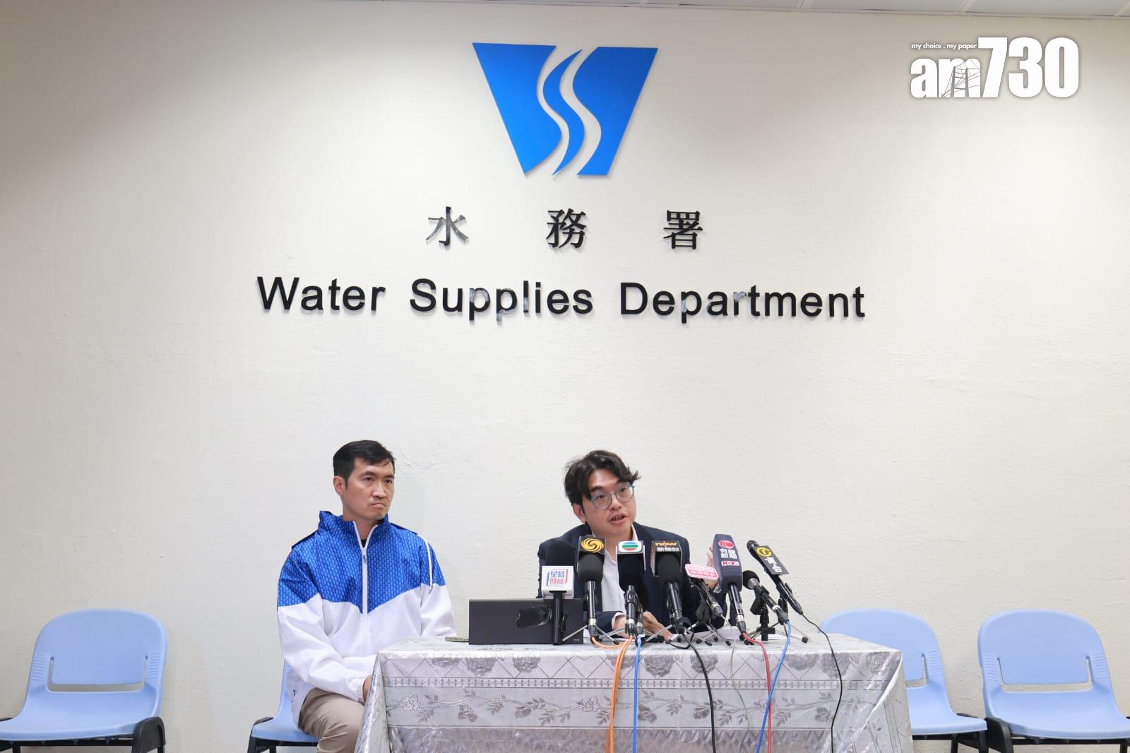 黃恩諾在記者會上對東涌居民表示歉意,並表示會調查成因。(羅錦鴻攝)