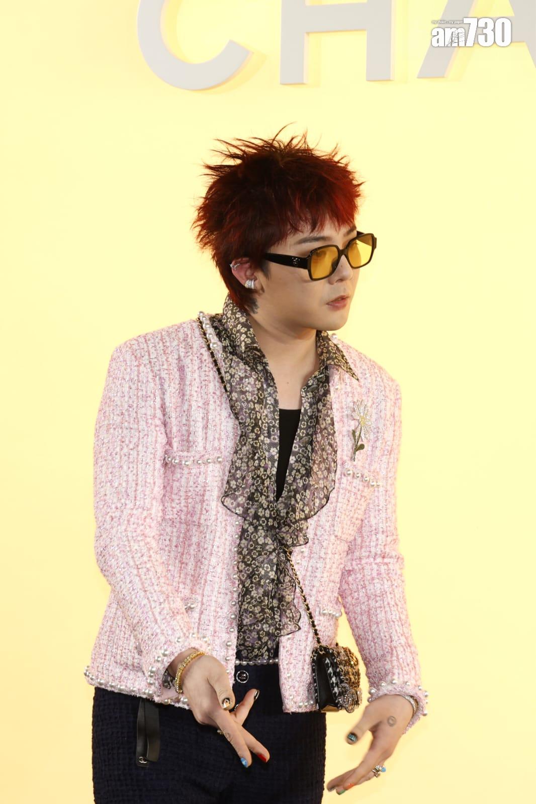 GD繼續女裝示人,但整體配搭就各花入各眼。(林俊源攝)