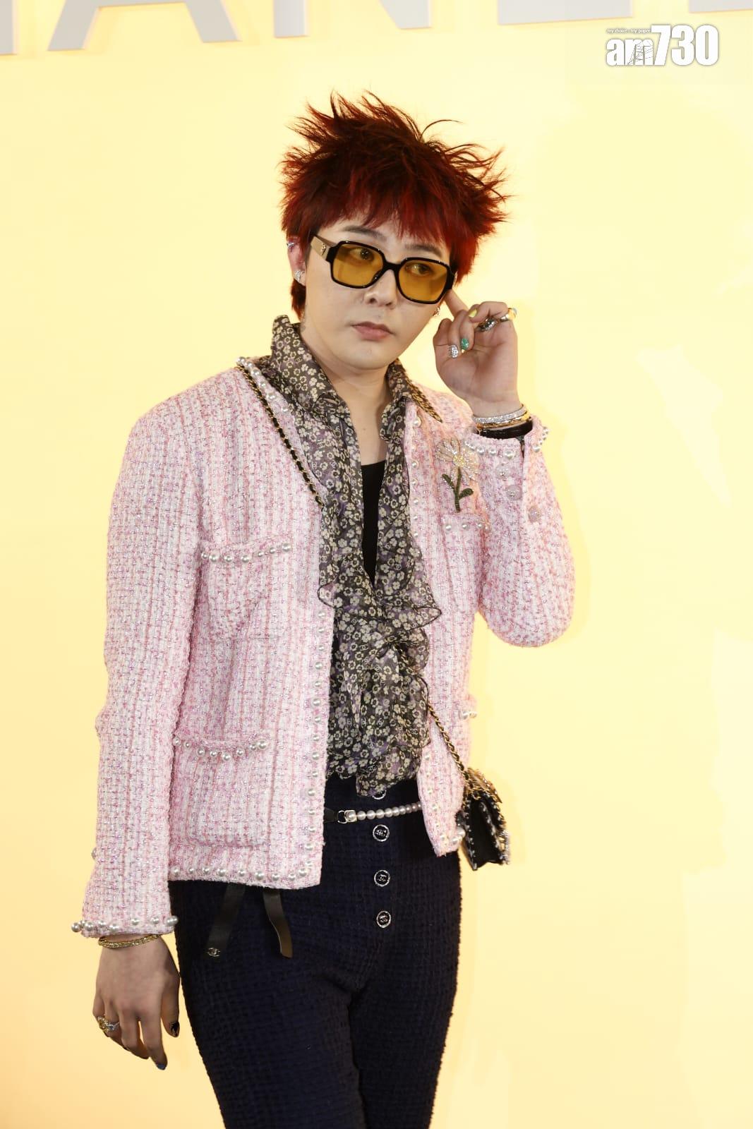 GD繼續女裝示人,但整體配搭就各花入各眼。(林俊源攝)