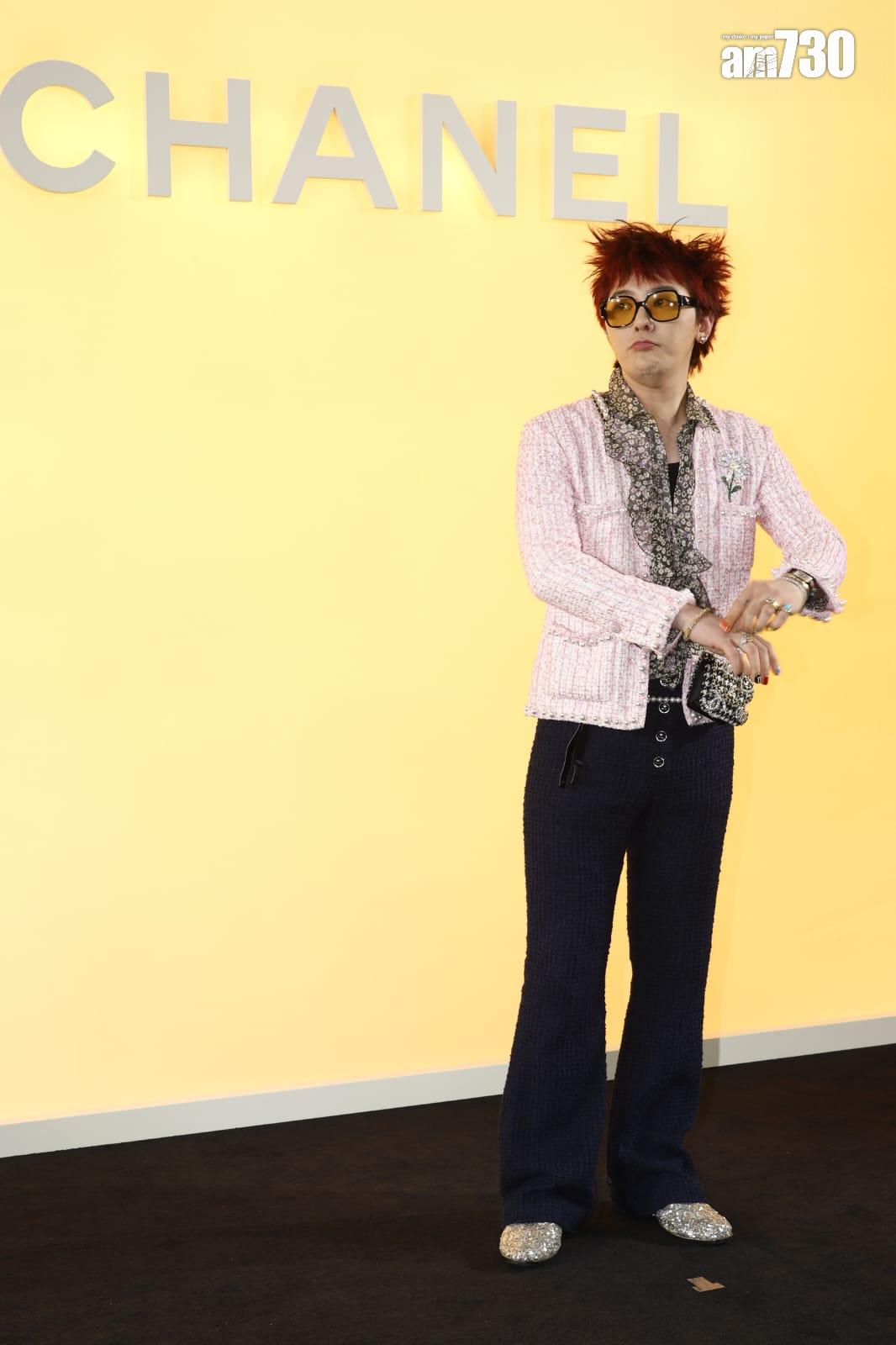 GD繼續女裝示人,但整體配搭就各花入各眼。(林俊源攝)