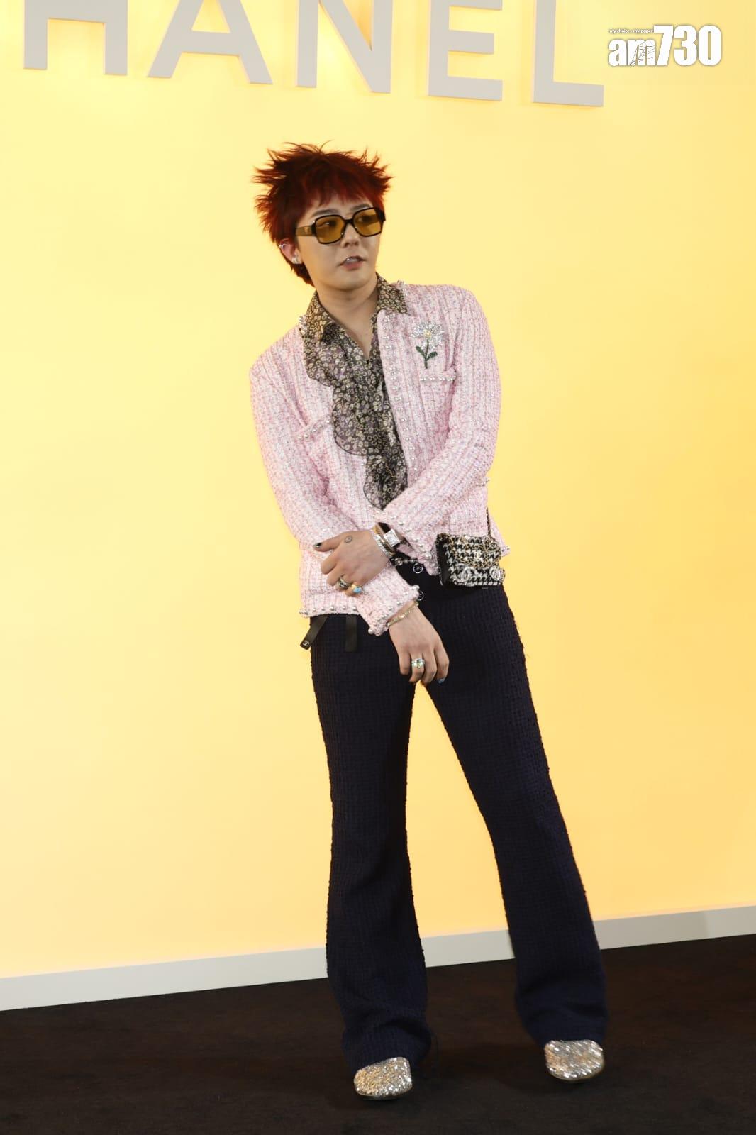 GD繼續女裝示人,但整體配搭就各花入各眼。(林俊源攝)