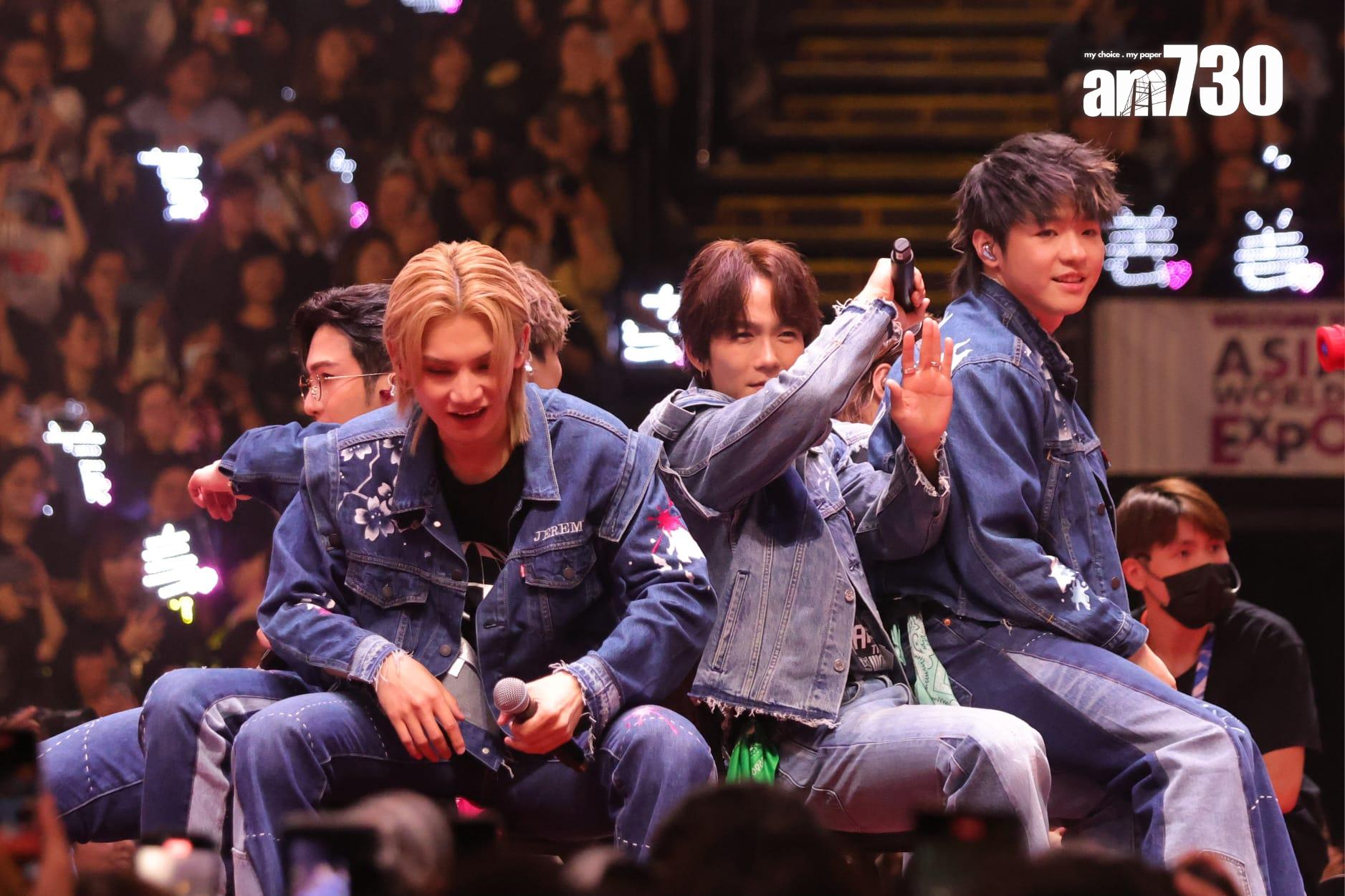 MIRROR 6周年見面會,12子落力為鏡粉謀福利。(吳康琦攝)