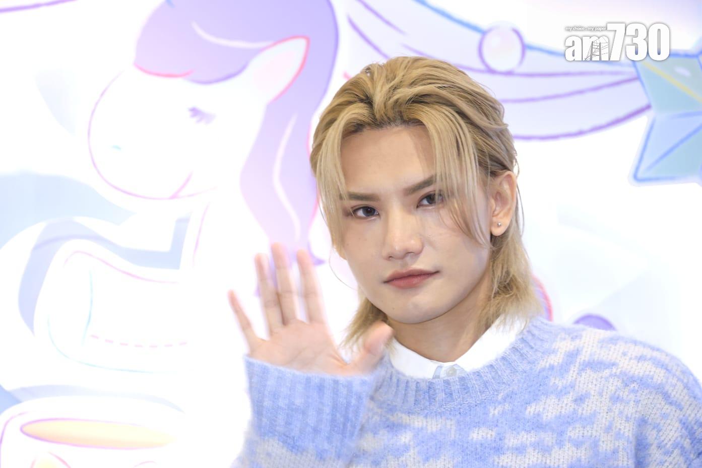 Jeremy現身銅鑼灣出席雪糕限定主題店的活動。(林俊源攝)