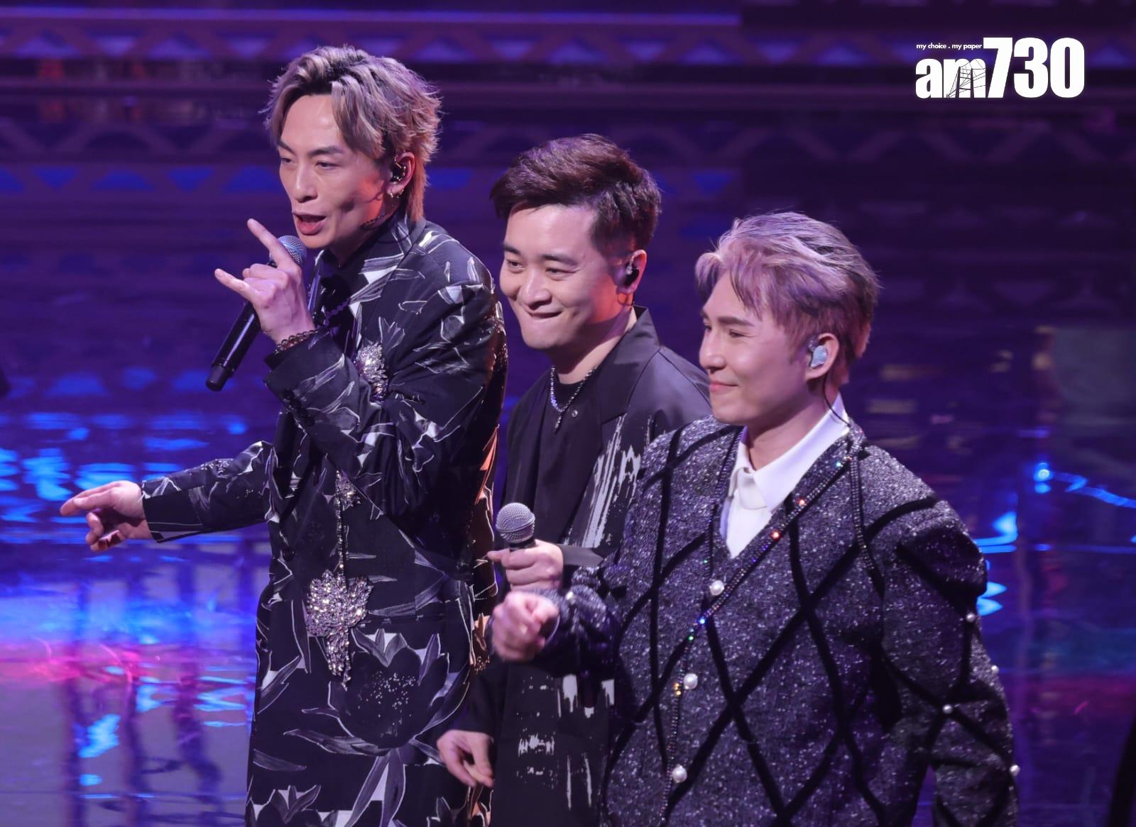 《聲夢傳奇》及《中年好聲音》學員組成「聲夢好聲音」,輪流出場獻唱經典金曲的廣東話及其他語言版。(吳康琦攝)