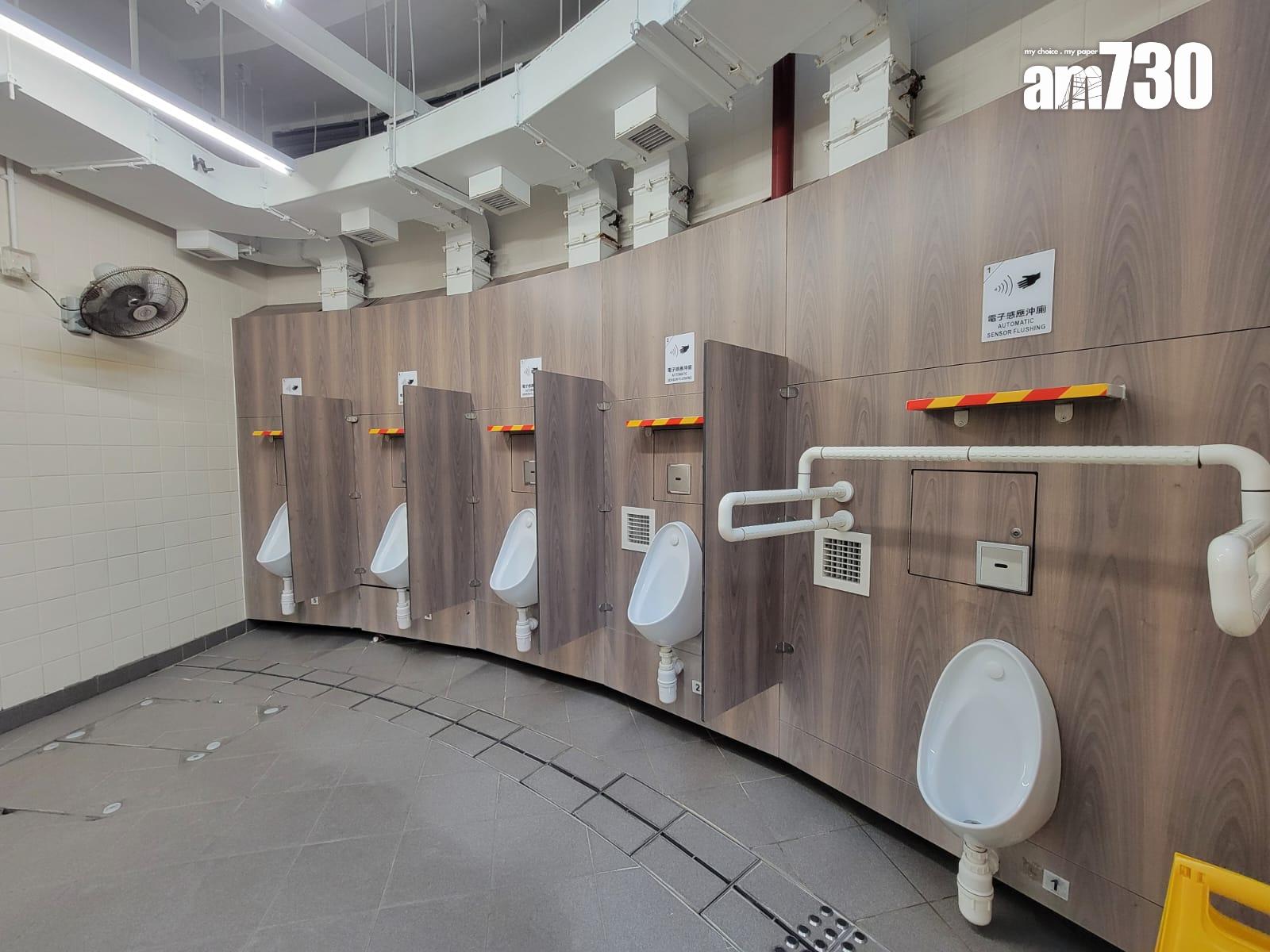 香港最佳公廁選舉荃灣海興路公廁奪得金獎。(鍾式明攝)