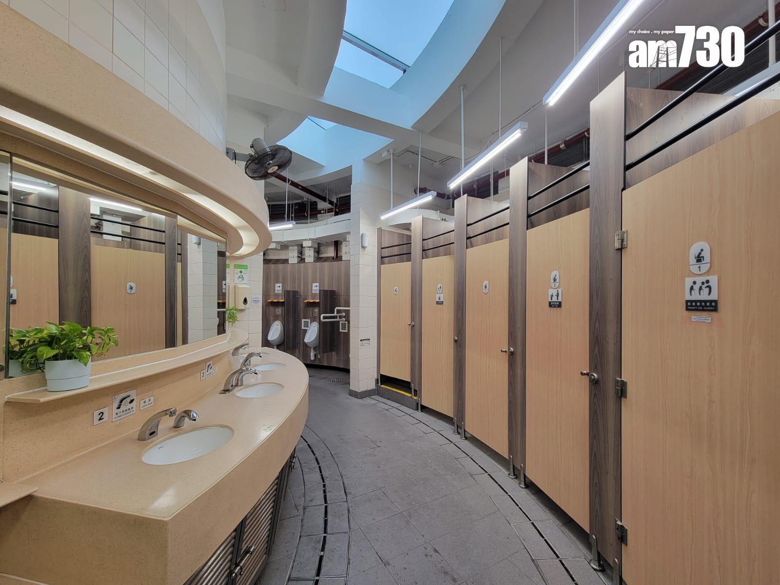 香港最佳公廁選舉荃灣海興路公廁奪得金獎。(鍾式明攝)