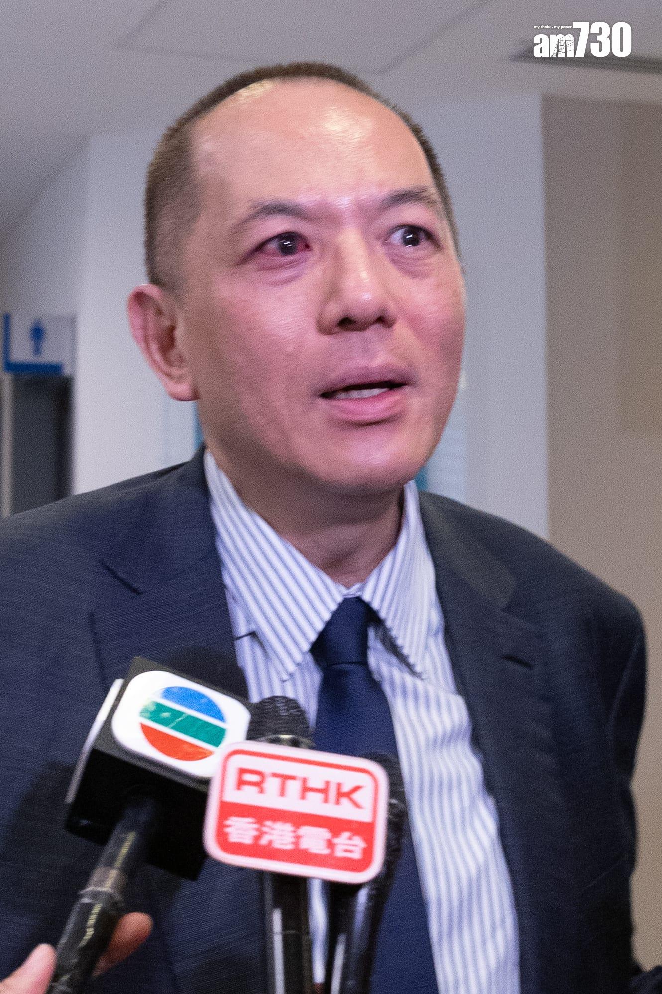 中國香港排球總會會長吳守基。(蘇文傑攝)