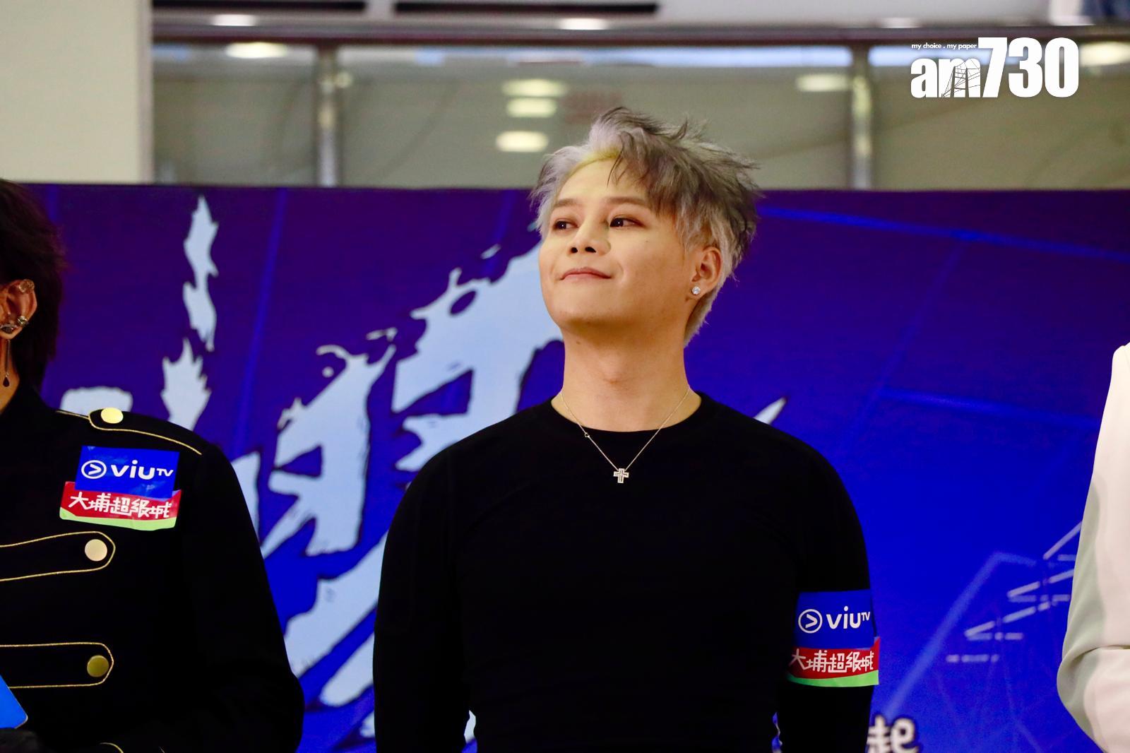 保錡出席新團綜記者會。(娛樂組攝)