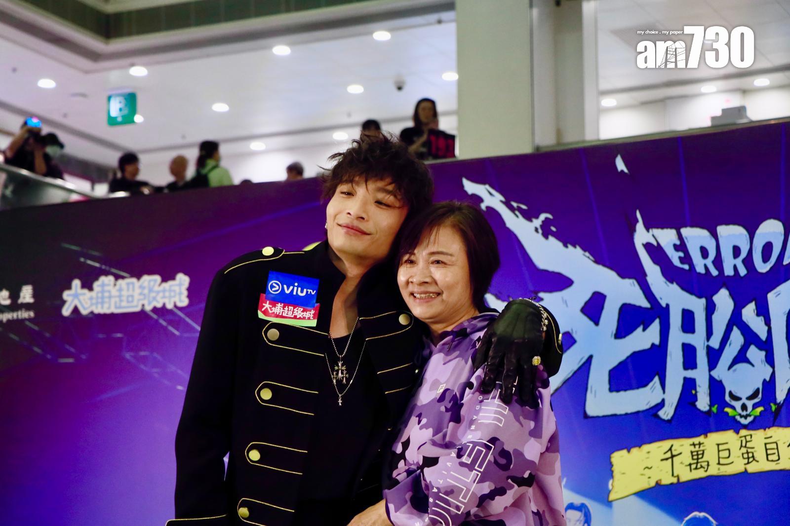 阿Dee獲媽媽親臨支持。(娛樂組攝)