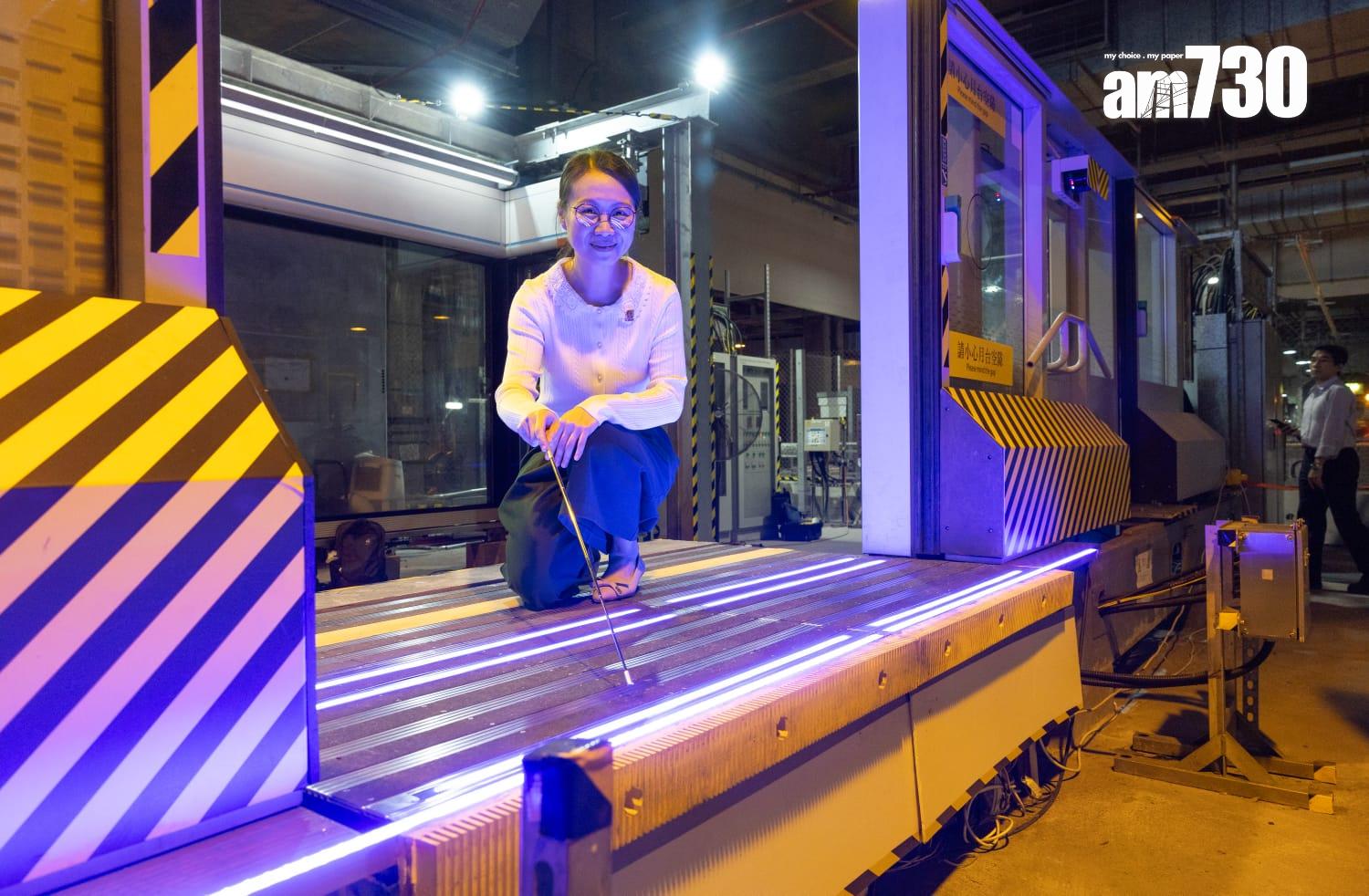 東鐵綫自動月台閘門工程料明年完成 九龍塘站今年內完成安裝(蘇文傑攝)