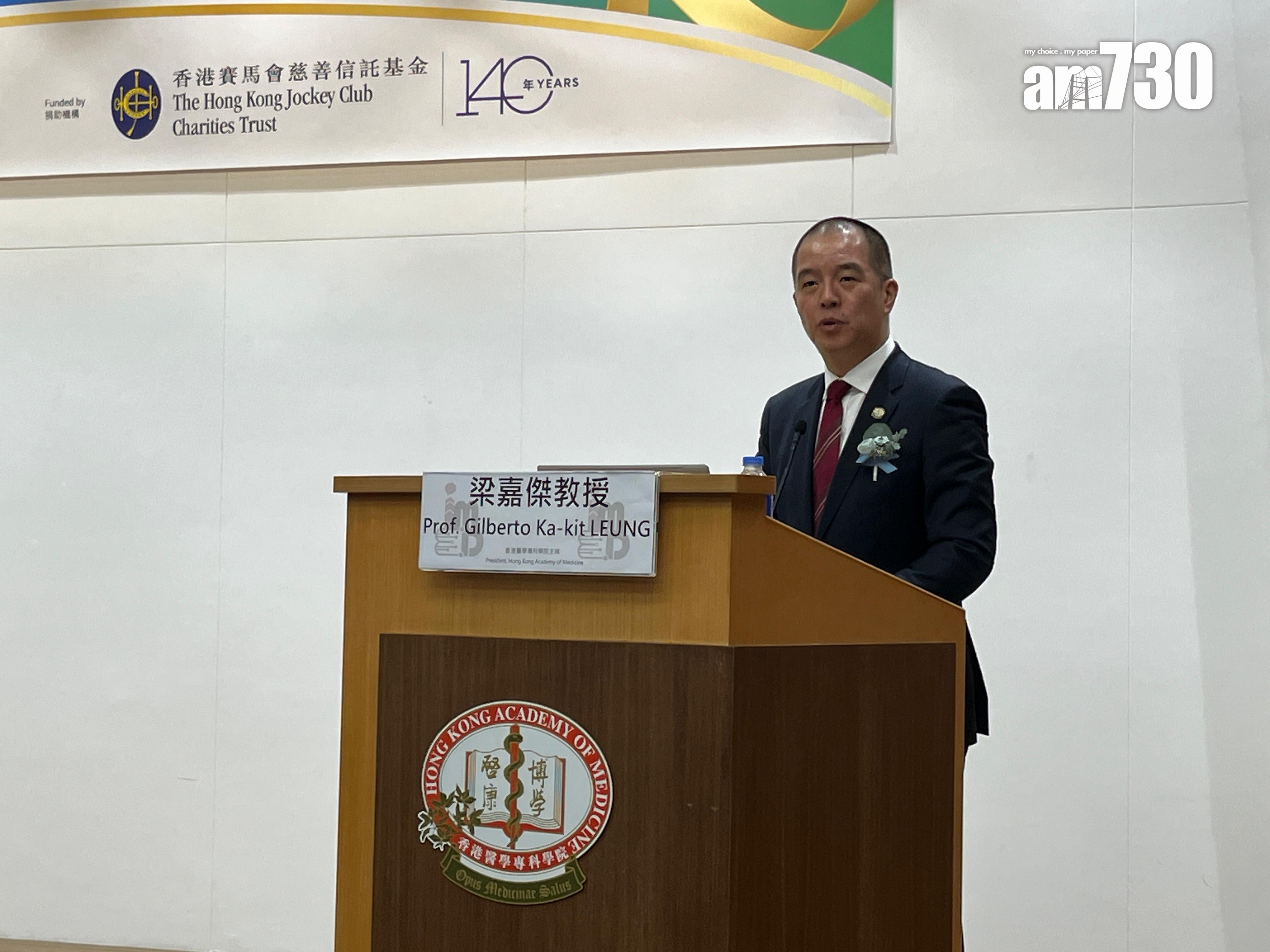 梁嘉傑指,應用程式可分析受訓醫生表現不佳的地方。(陳詠琳攝)