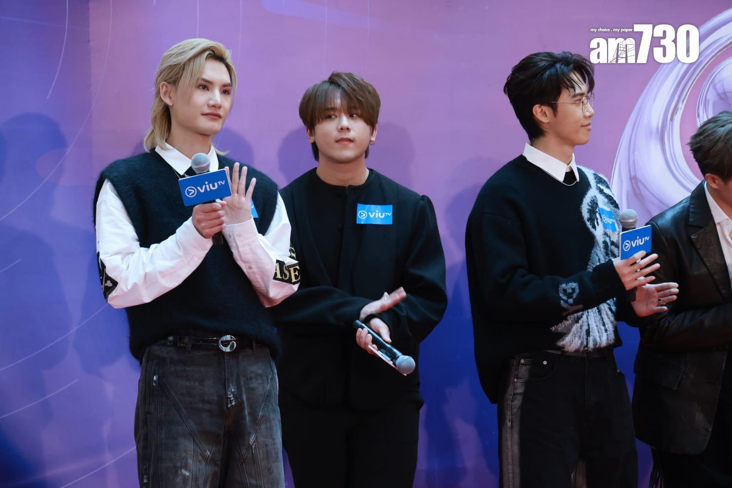 MIRROR出席《CHILL เก่ง Music Festival》記者會。(羅錦鴻攝)