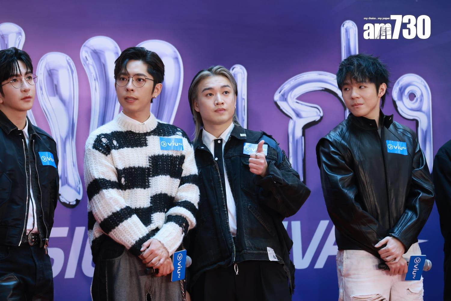 MIRROR出席《CHILL เก่ง Music Festival》記者會。(羅錦鴻攝)