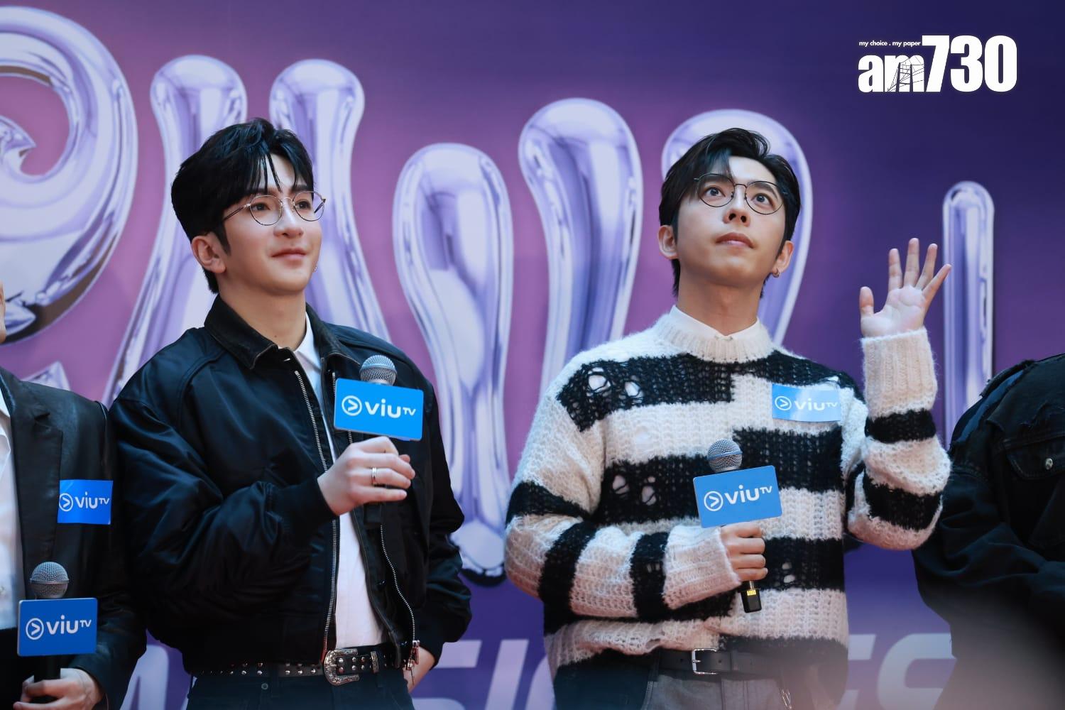 MIRROR出席《CHILL เก่ง Music Festival》記者會。(羅錦鴻攝)