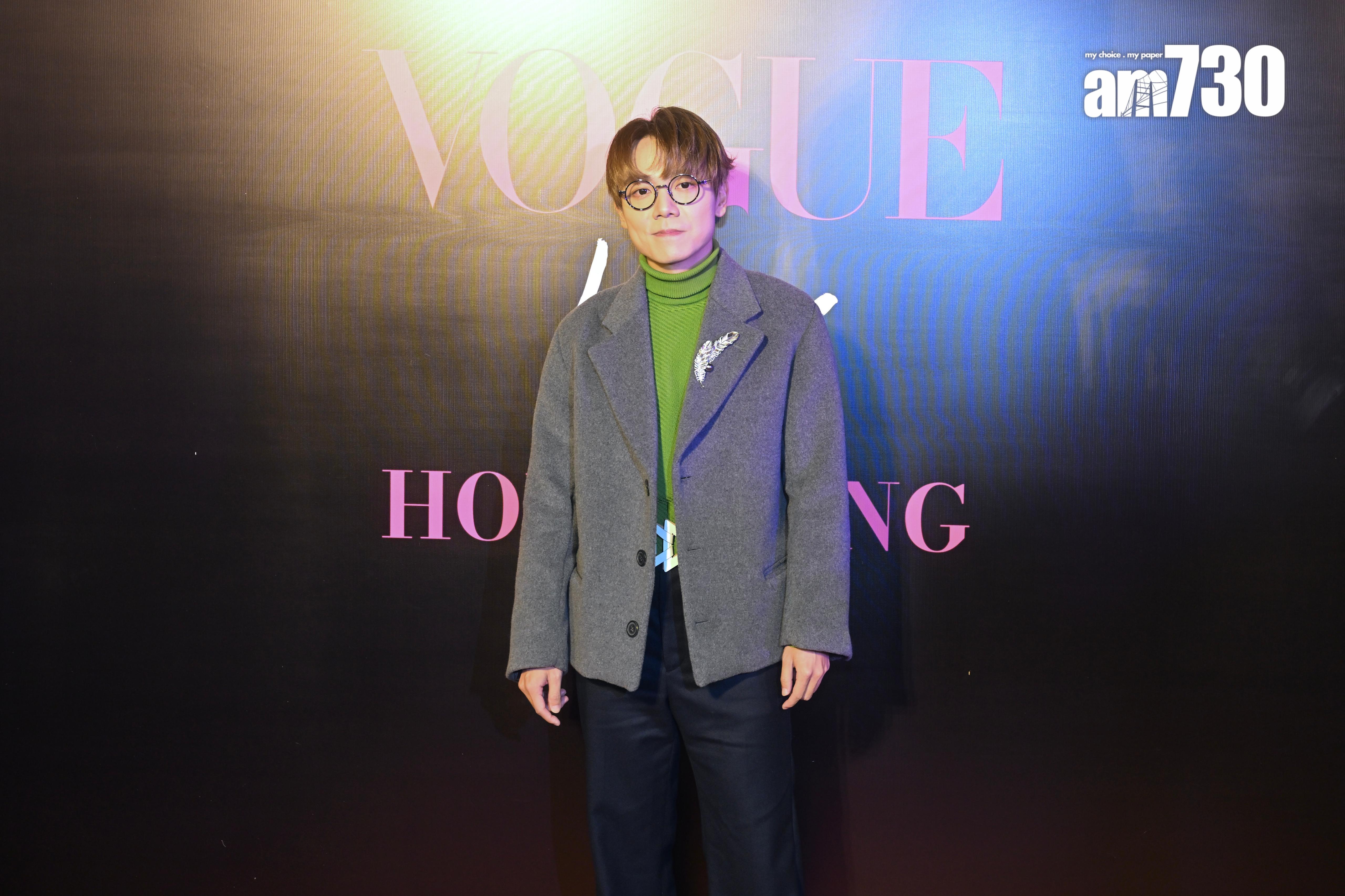 林家謙為西九文化區的時裝盛典活動獻唱。(娛樂組攝)