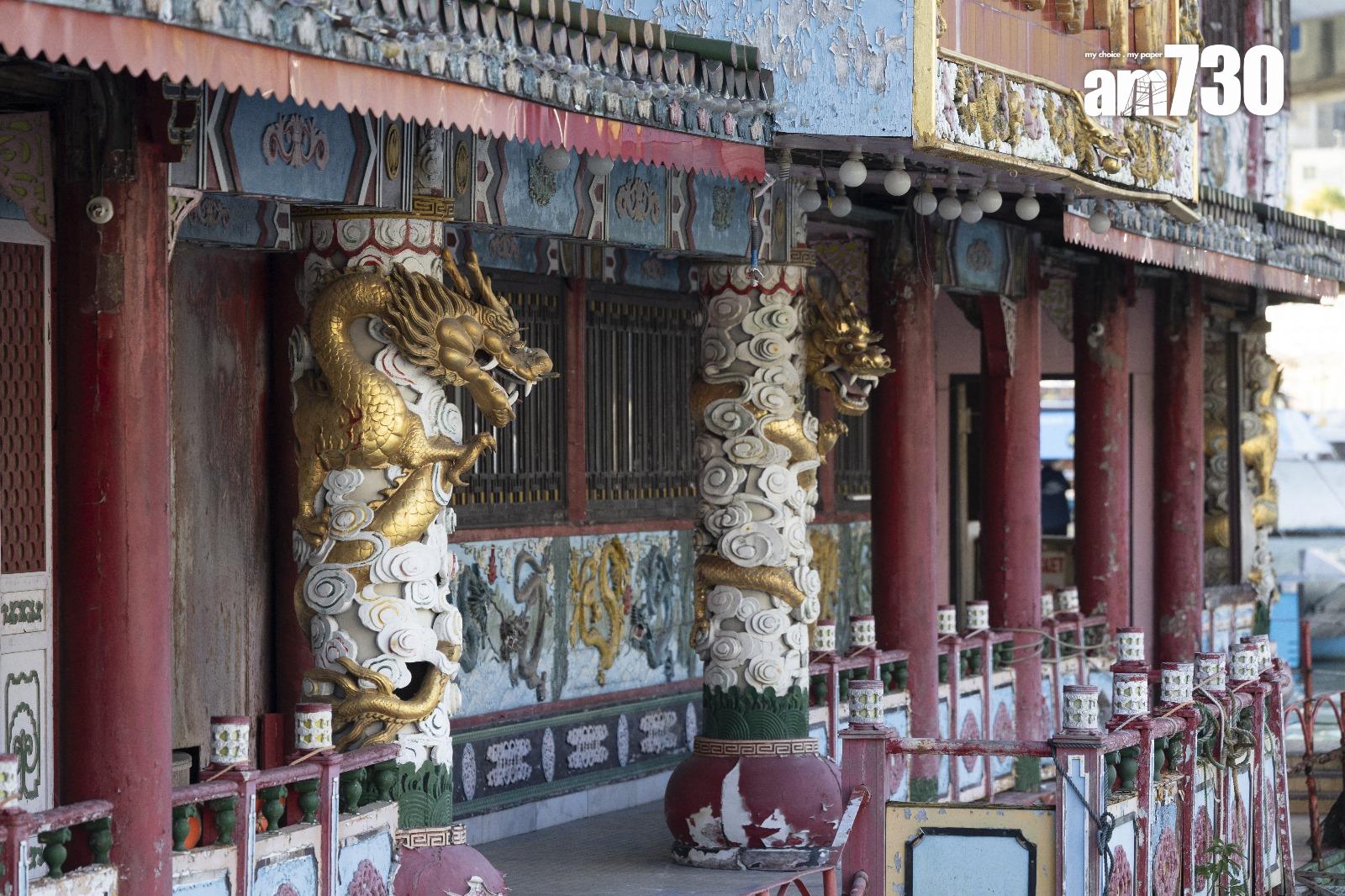 太白海鮮舫造工精巧,充滿細節(蘇文傑攝)