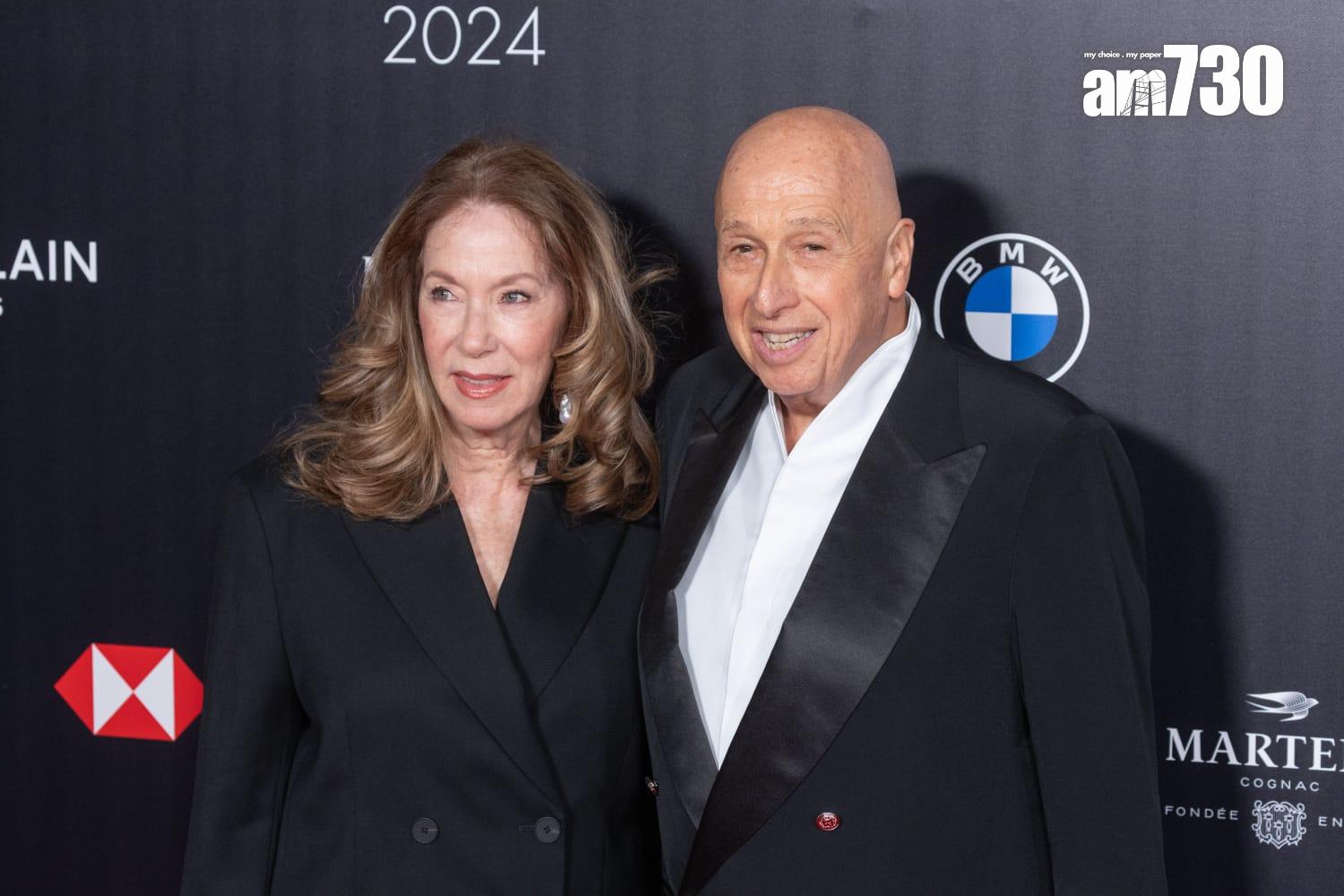 盛智文夫婦。(蘇文傑攝)