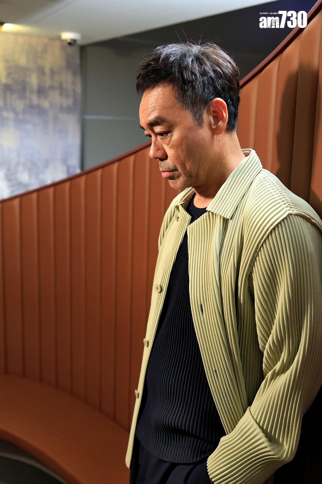 劉青雲應付片中催淚場面駕輕就熟,他坦言唱K一幕最有難度。 (林俊源攝)