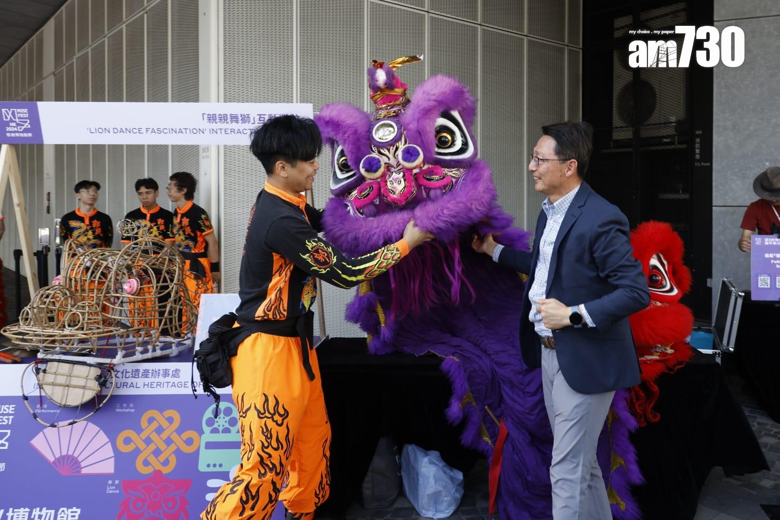 康樂及文化事務署署長劉明光主持「香港博物館節2024」開幕儀式(林俊源攝)