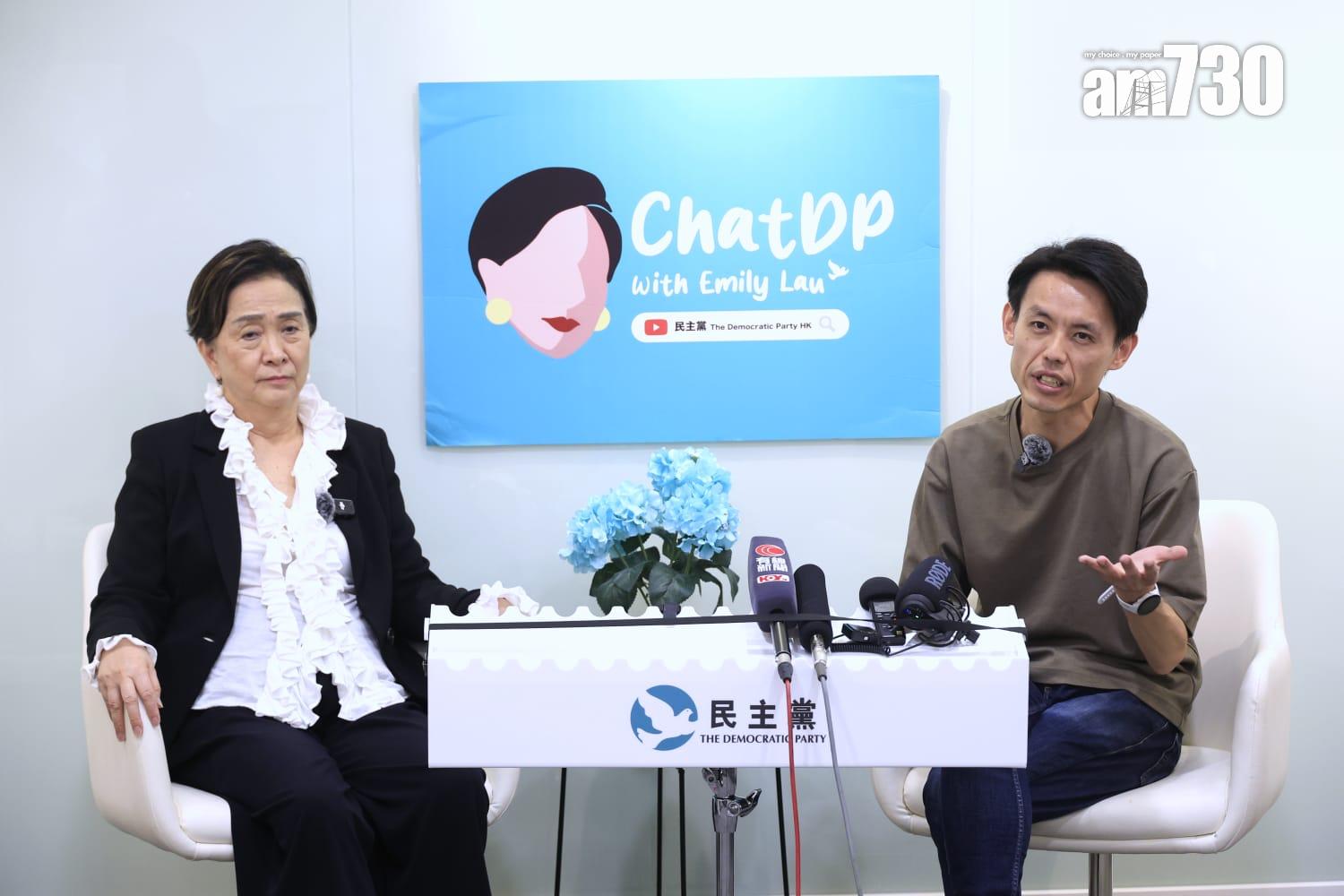 羅健熙指多名民主黨中委及家人最近被滋擾 提醒「唔好搞咁多嘢」(林俊源攝)