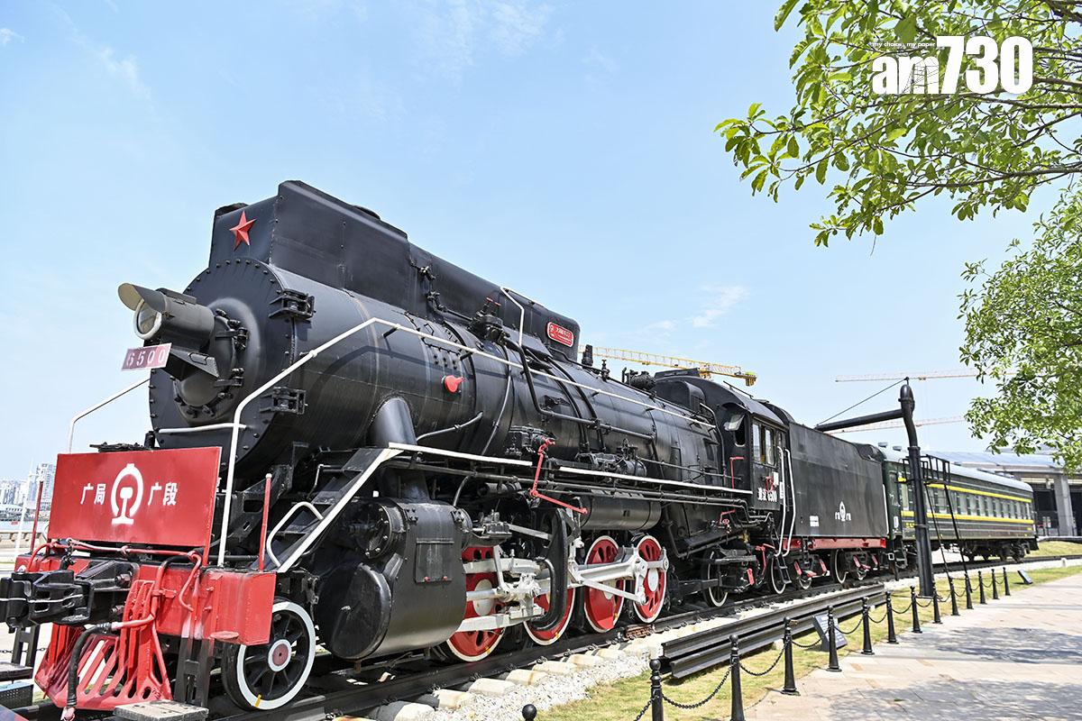 有考生把「粵漢鐵路」寫成「越漢鐵路」,圖為前身是粵漢鐵路車站的廣州鐵路博物館。(資料圖片/中新社)